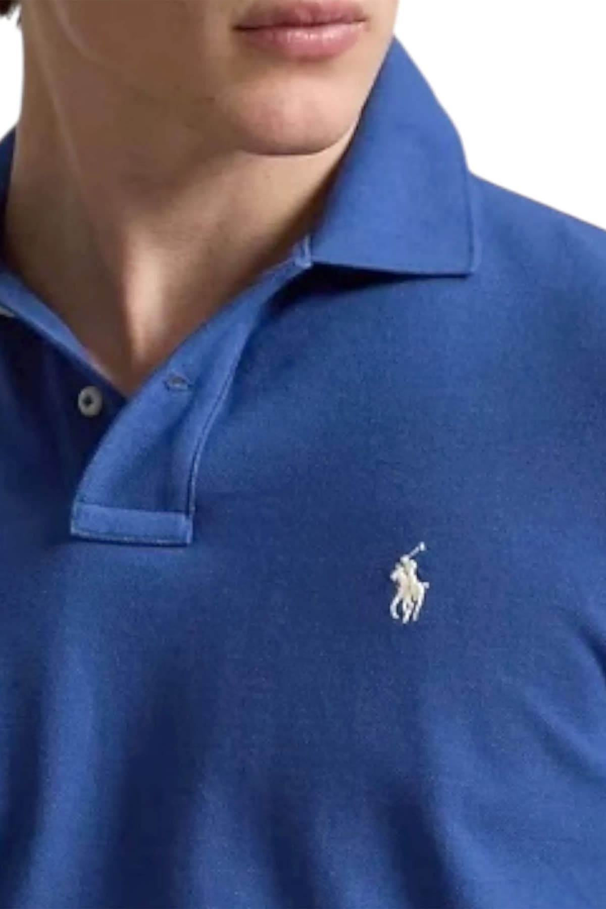 RALPH LAUREN POLO CUSTOM SLIM FIT ΡΟΥΑ ΜΠΛΕ