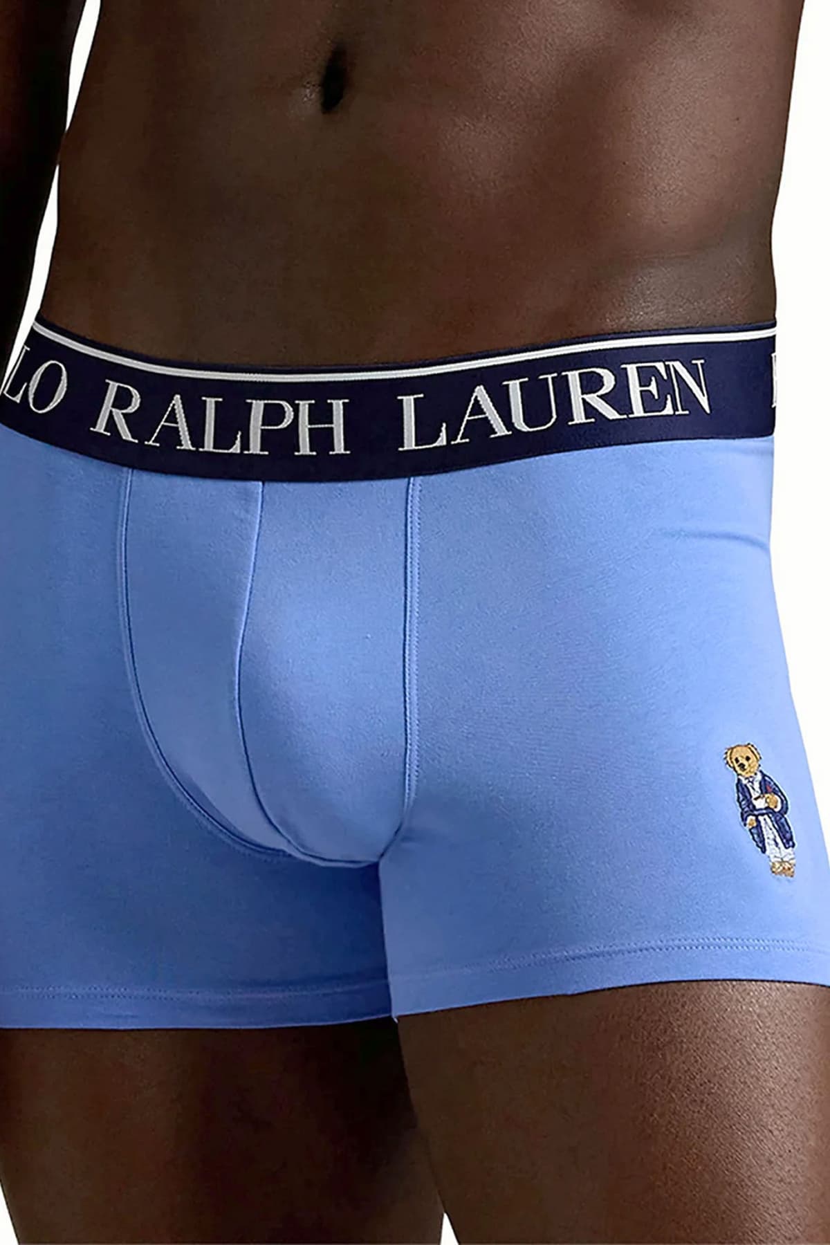 RALPH LAUREN UNDERWEAR ΕΣΩΡΟΥΧO ΣΕΤ 2P TRUNK LOGO BEAR ΣΙΕΛ-ΛΕΥΚΟ