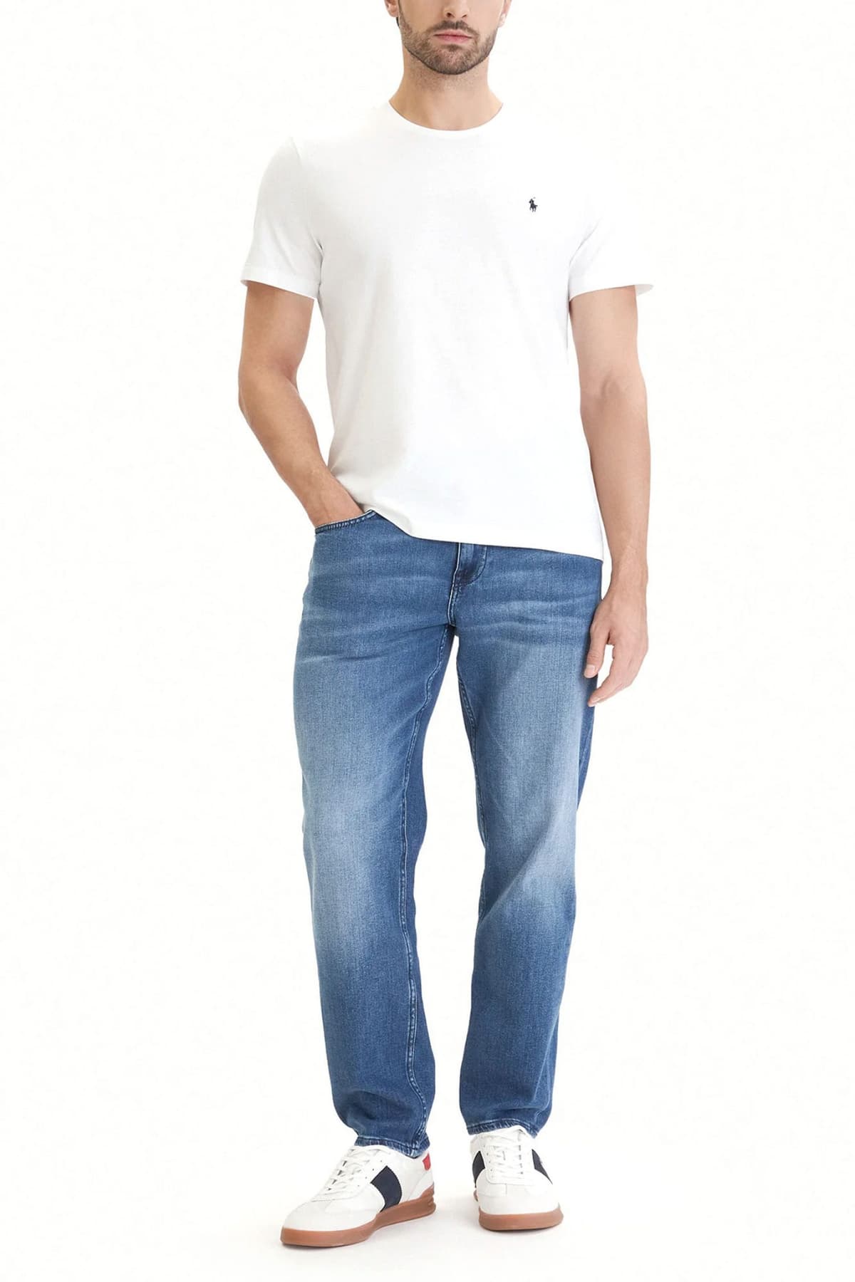 RALPH LAUREN T-SHIRT UNDERWEAR LOGO ΛΕΥΚΟ