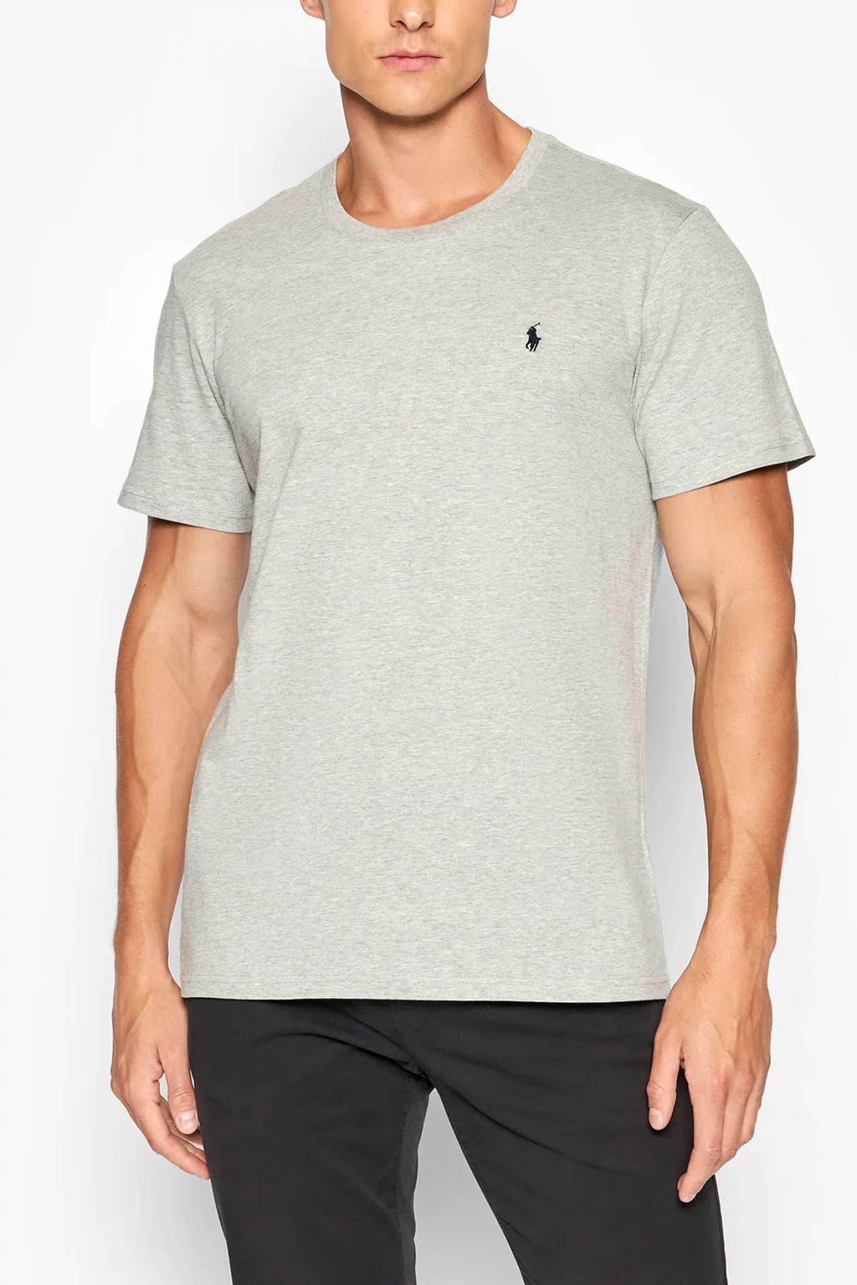 RALPH LAUREN T-SHIRT UNDERWEAR LOGO ΓΚΡΙ