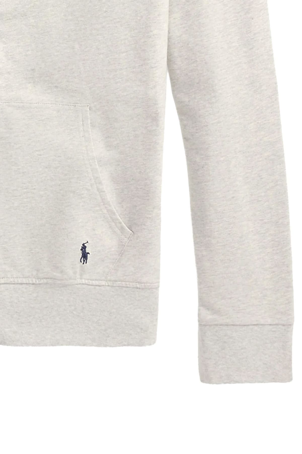 RALPH LAUREN UNDERWEAR ΦΟΥΤΕΡ ZIPHOOD ΓΚΡΙ