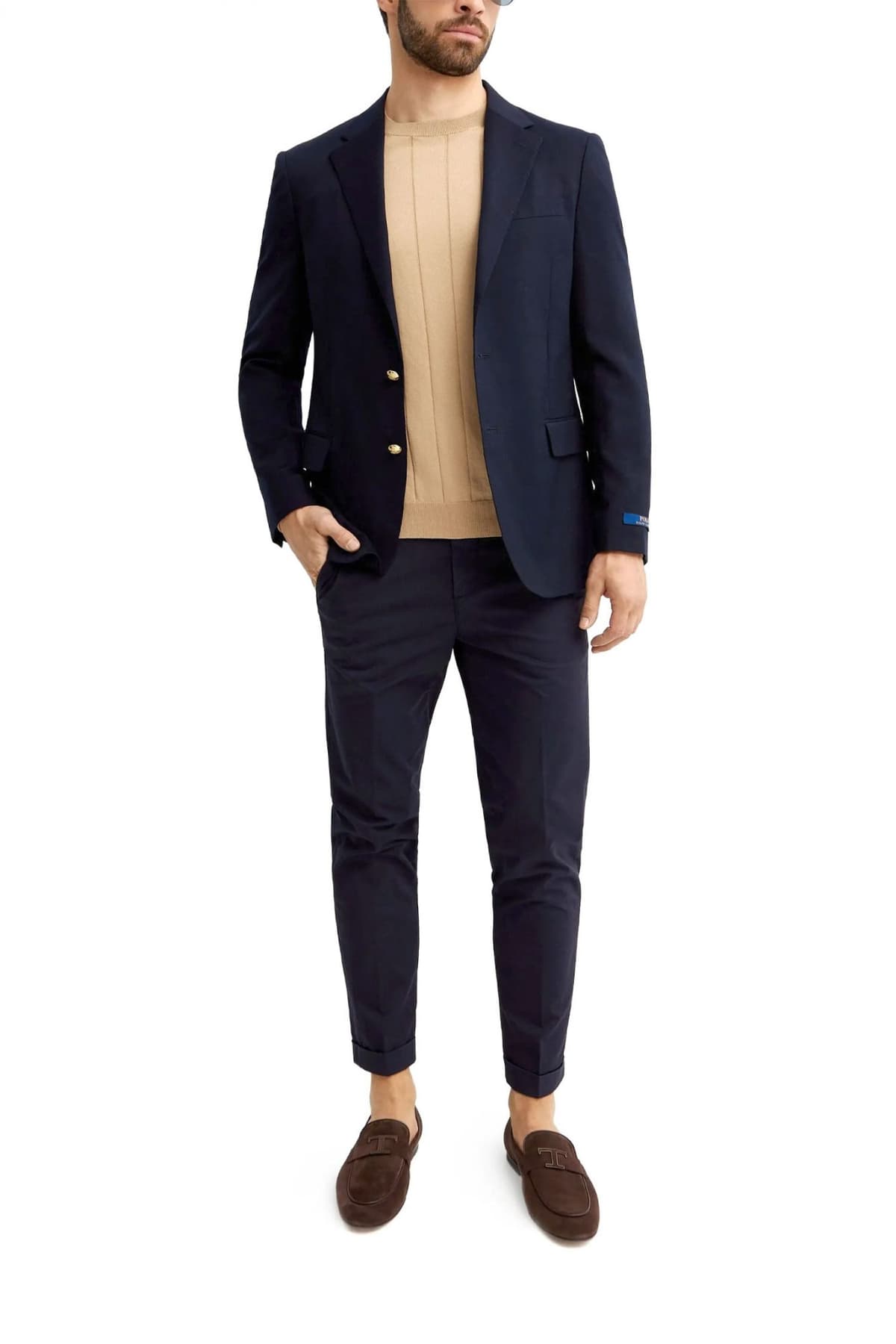 RALPH LAUREN ΣΑΚΑΚΙ BLAZER MODERN FIT ΜΠΛΕ