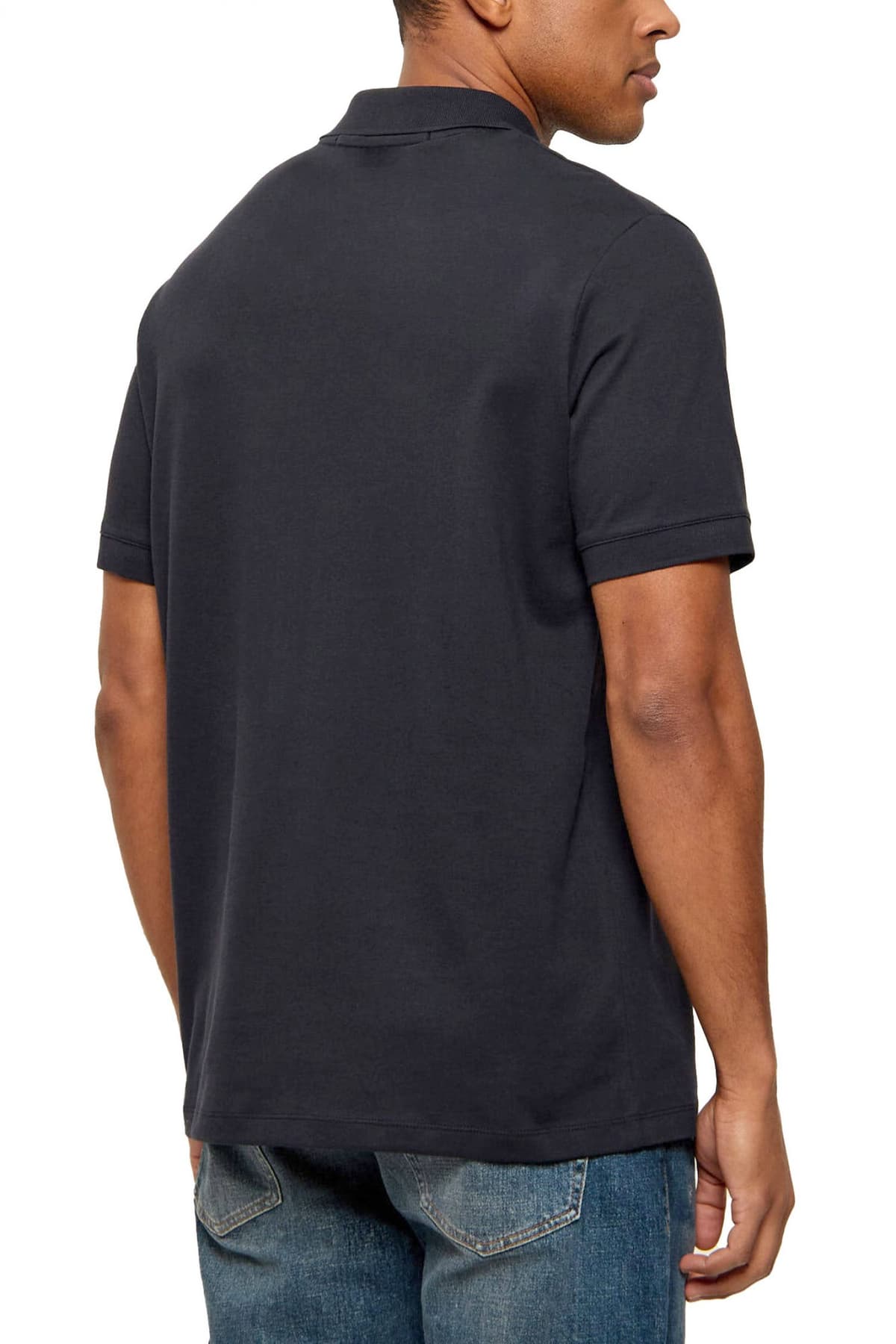 KARL LAGERFELD POLO LOGO ΜΠΛΕ