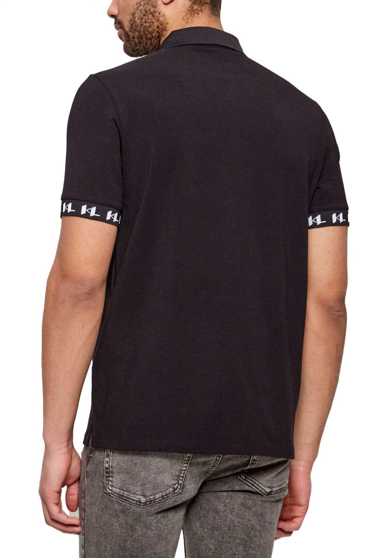 Men's Polo Shirts Karl Lagerfeld Black