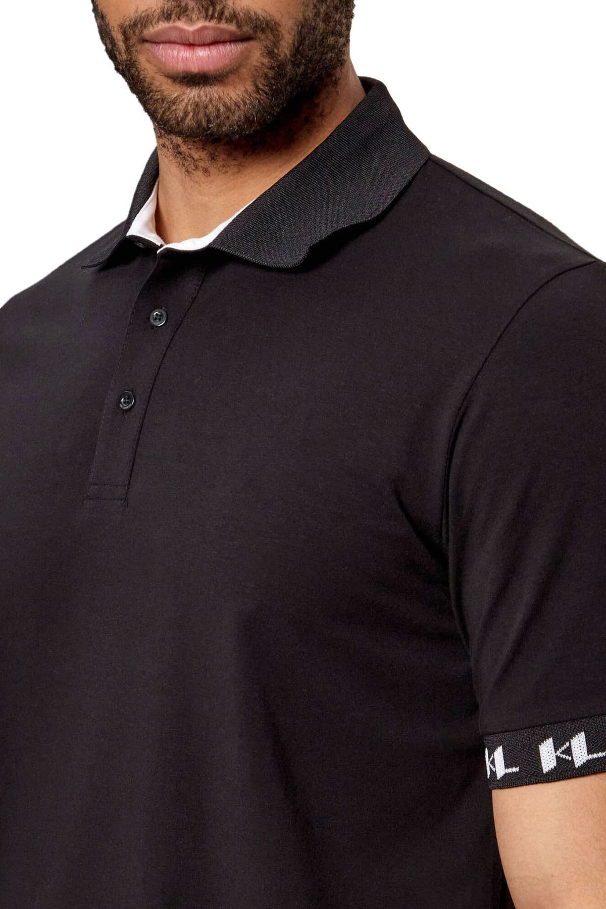 Men's Polo Shirts Karl Lagerfeld Black