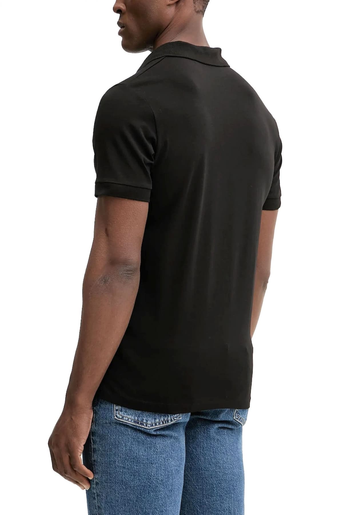 KARL LAGERFELD POLO LOGO ΜΑΥΡΟ