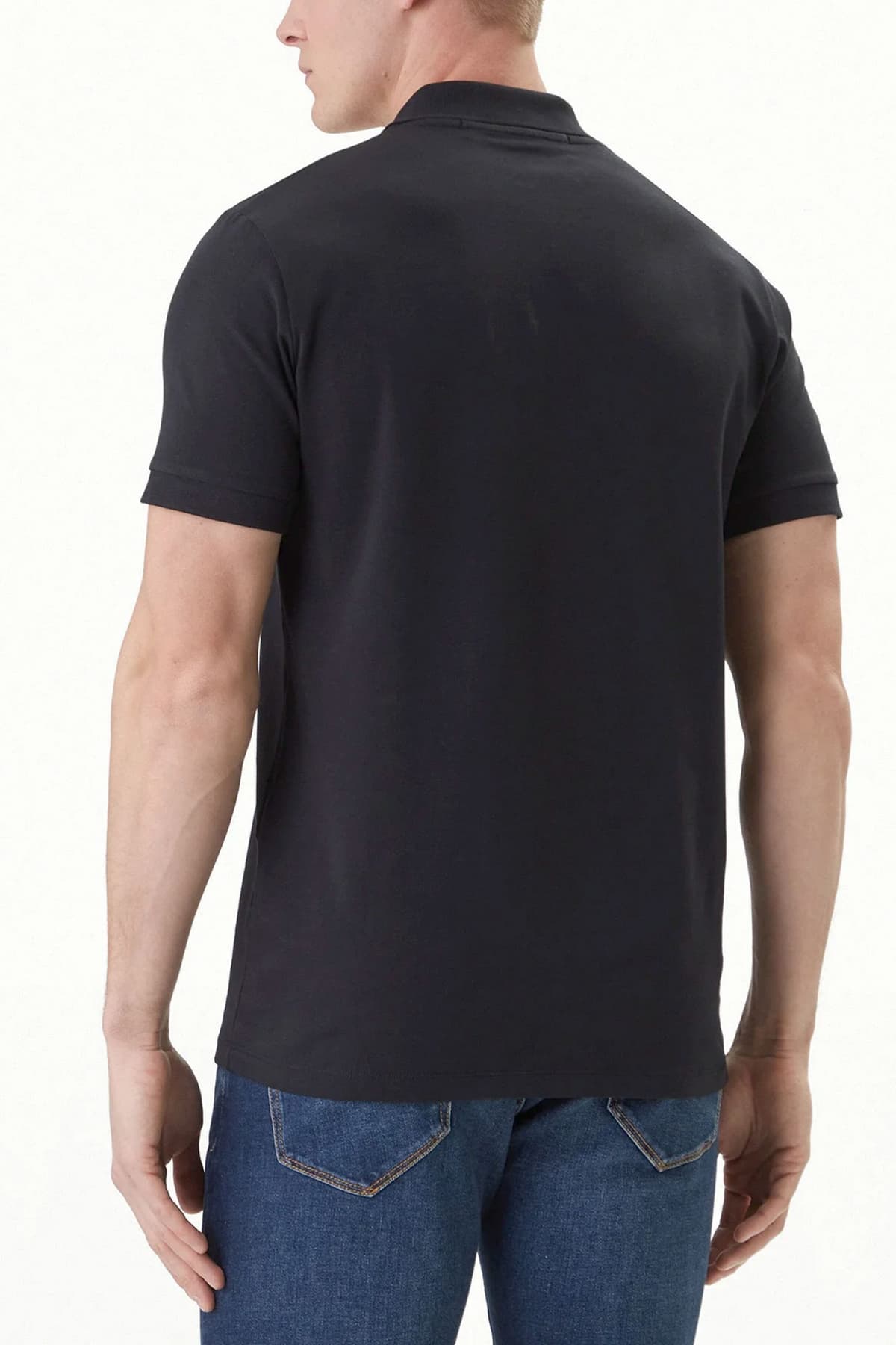 KARL LAGERFELD POLO LOGO ΜΠΛΕ