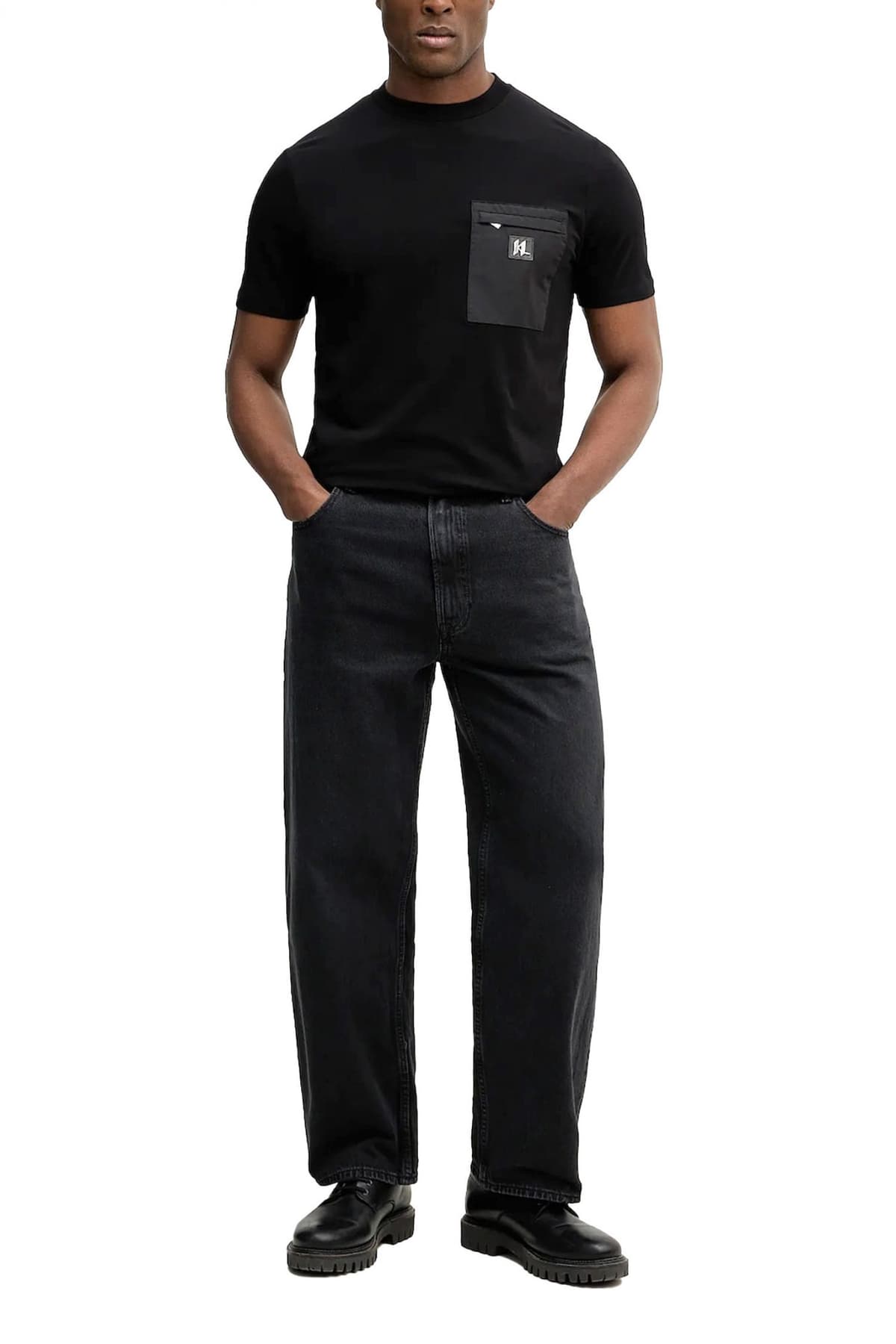 Men's T-Shirts Karl Lagerfeld Black