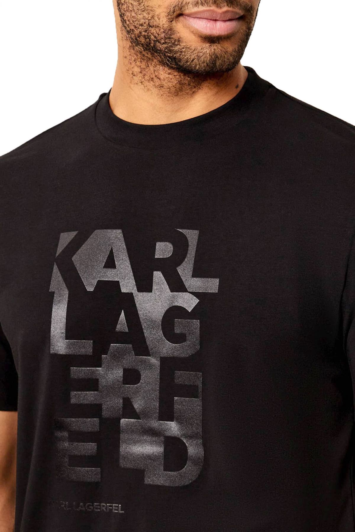 Men's T-Shirts Karl Lagerfeld Black