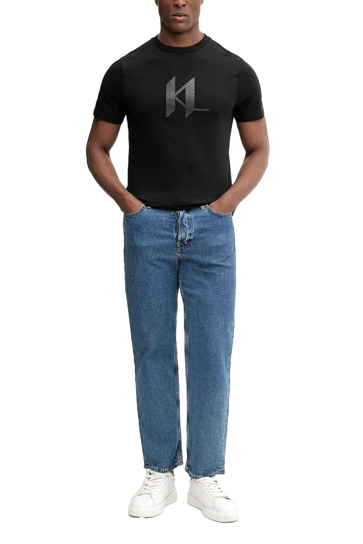 Men's T-Shirts Karl Lagerfeld Black