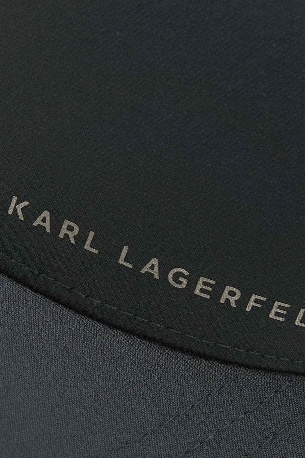 KARL LAGERFELD ΚΑΠΕΛΟ BASECAP LOGO ΜΑΥΡΟ