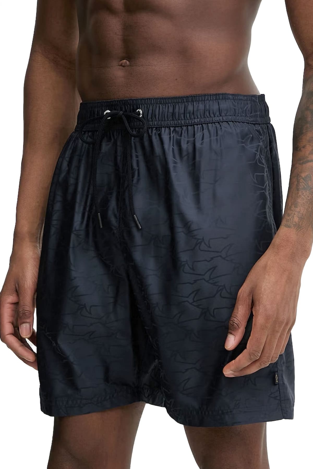 PAUL&SHARK ΜΑΓΙΩ ΣΟΡΤΣ ALL OVER LOGO ΜΠΛΕ