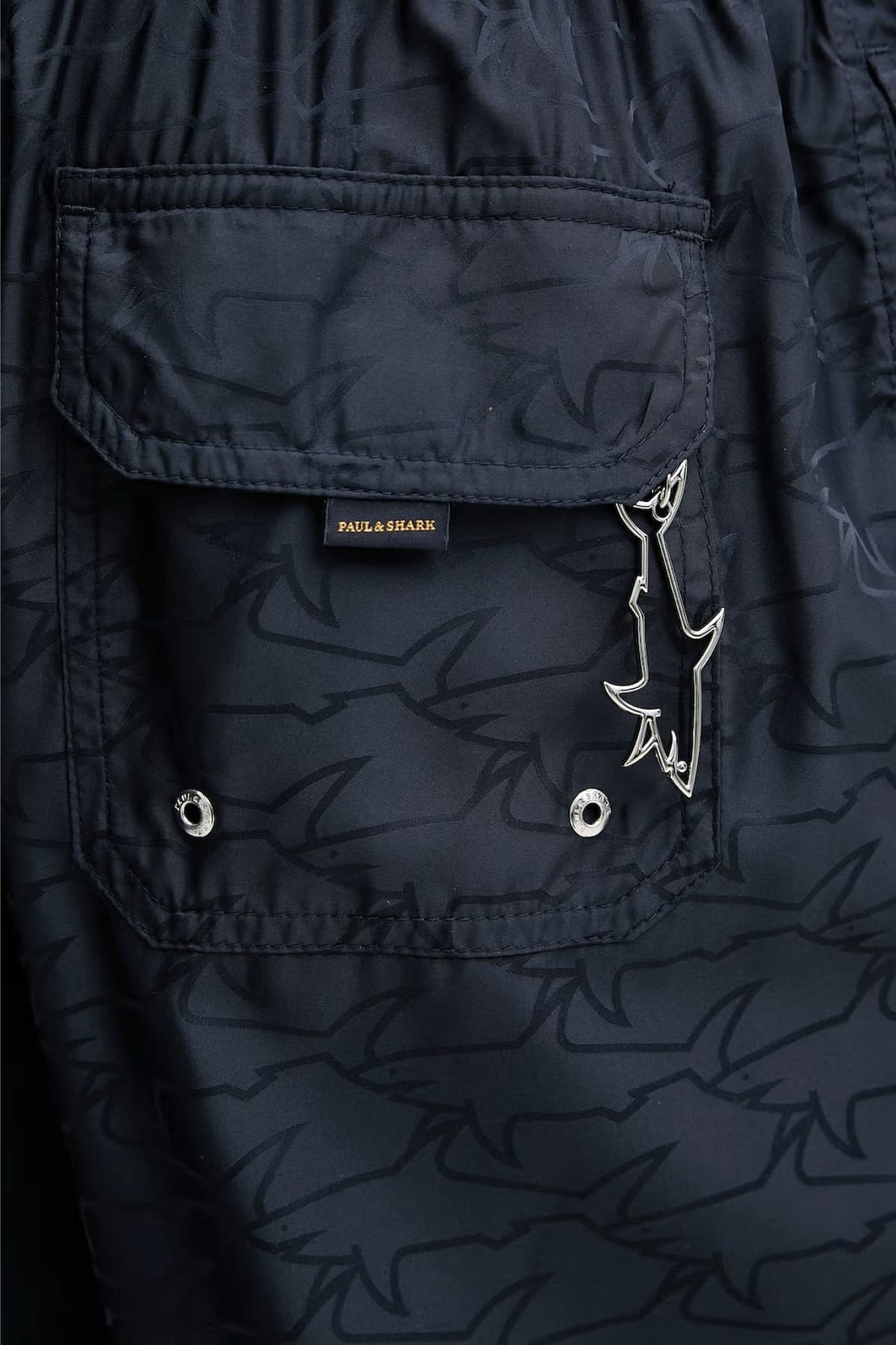 PAUL&SHARK ΜΑΓΙΩ ΣΟΡΤΣ ALL OVER LOGO ΜΠΛΕ