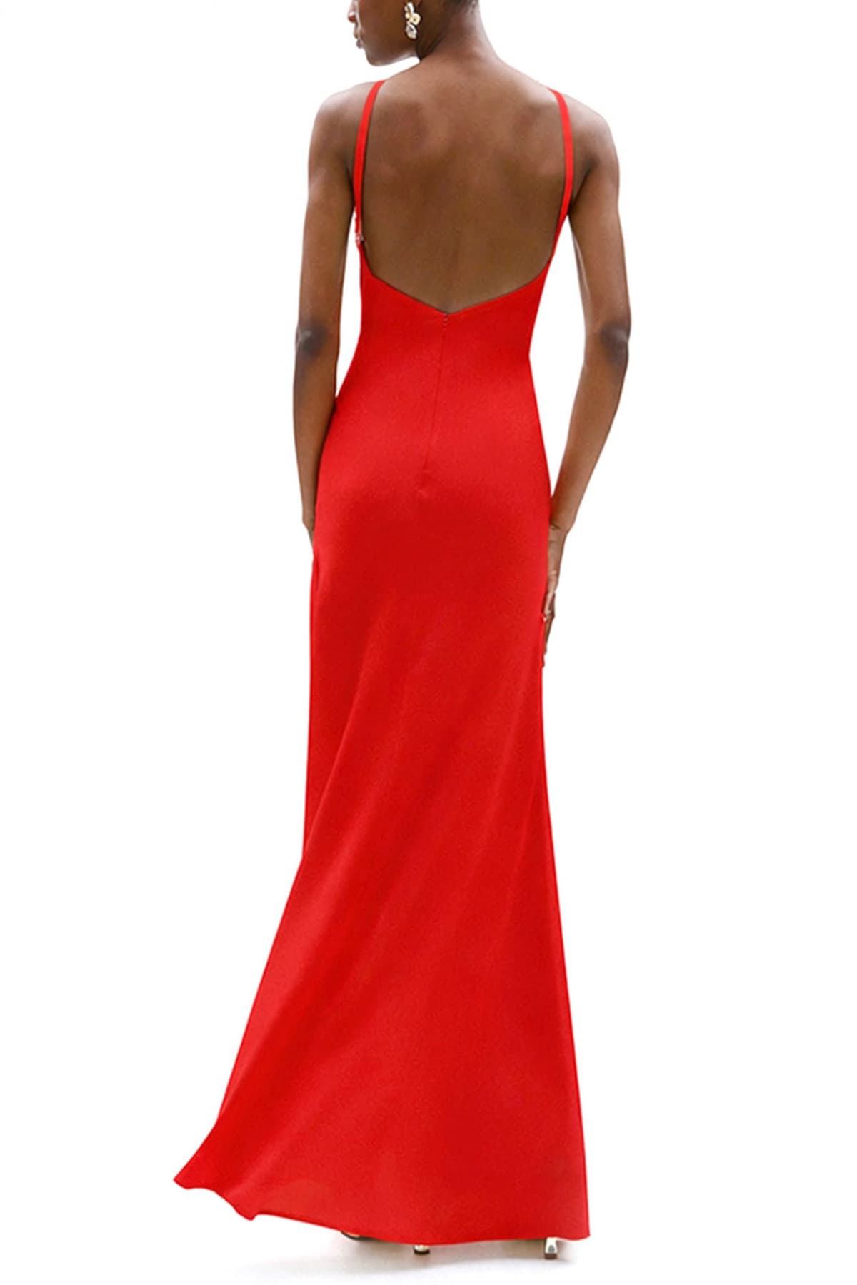 ALLURE EVENING ΦΟΡΕΜΑ MAXI ΑΝΟΙΓΜΑ ΠΛΑΤΗ ΚΟΡΑΛΙ