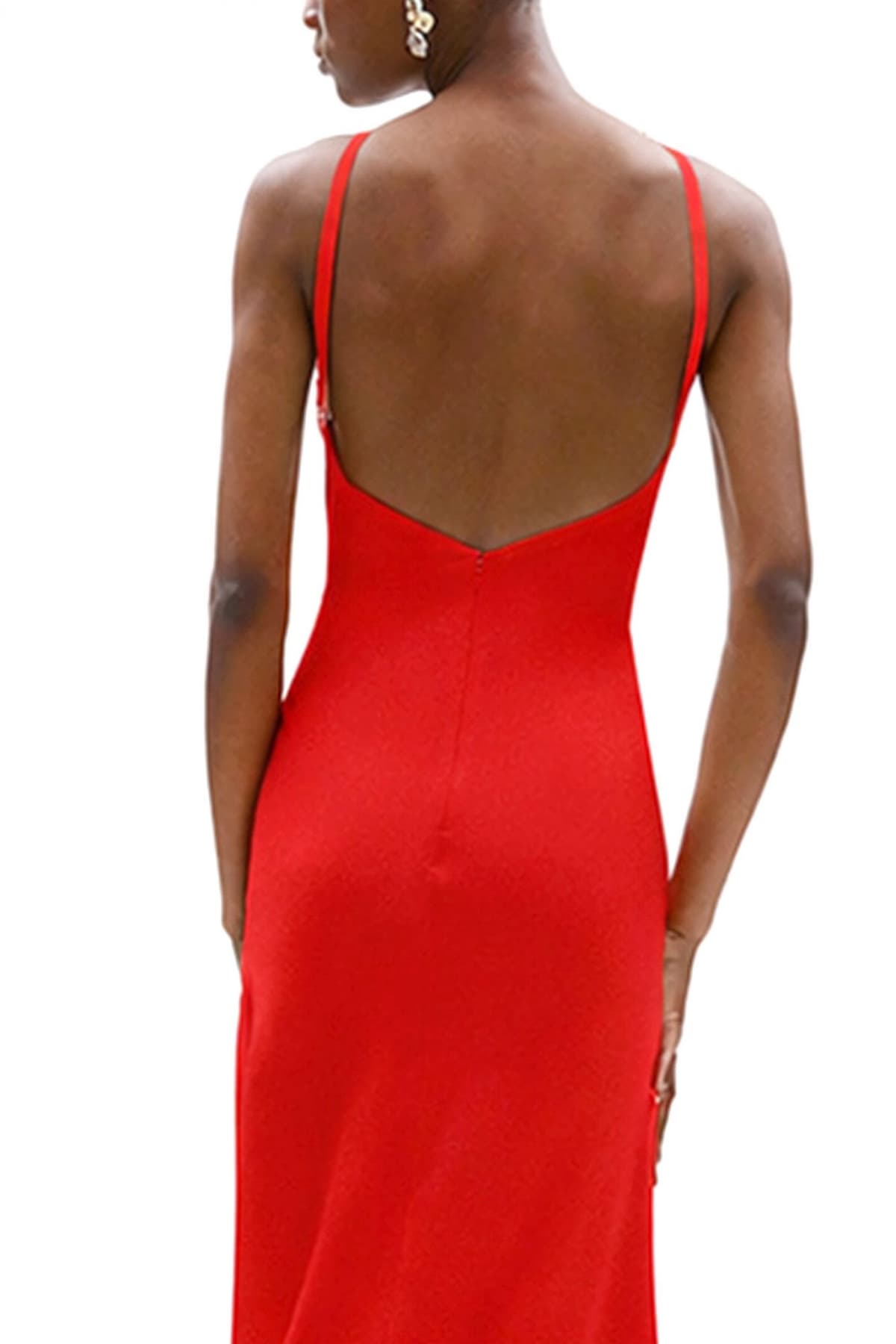 ALLURE EVENING ΦΟΡΕΜΑ MAXI ΑΝΟΙΓΜΑ ΠΛΑΤΗ ΚΟΡΑΛΙ