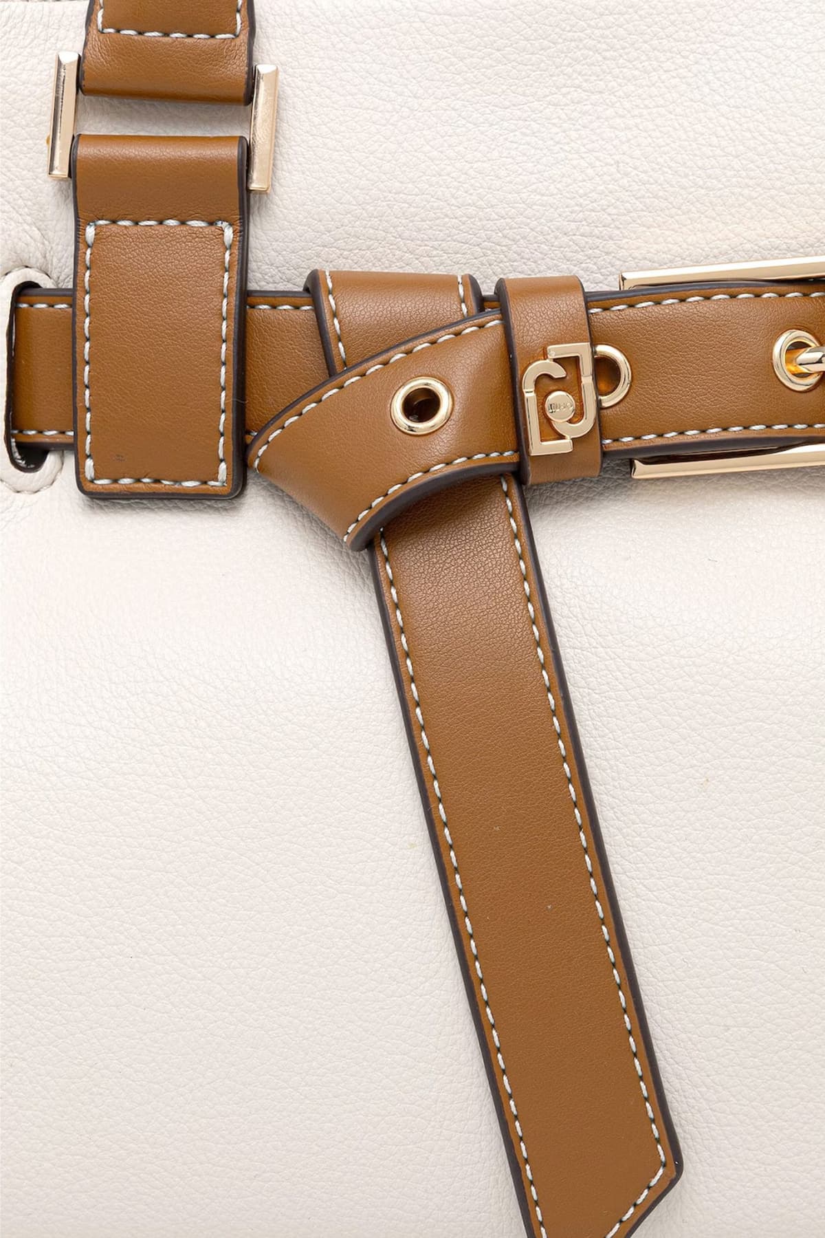 LIU-JO ΤΣΑΝΤΑ ΧΕΙΡΟΣ/CROSSBODY ΕΚΡΟΥ-ΚΑΦΕ