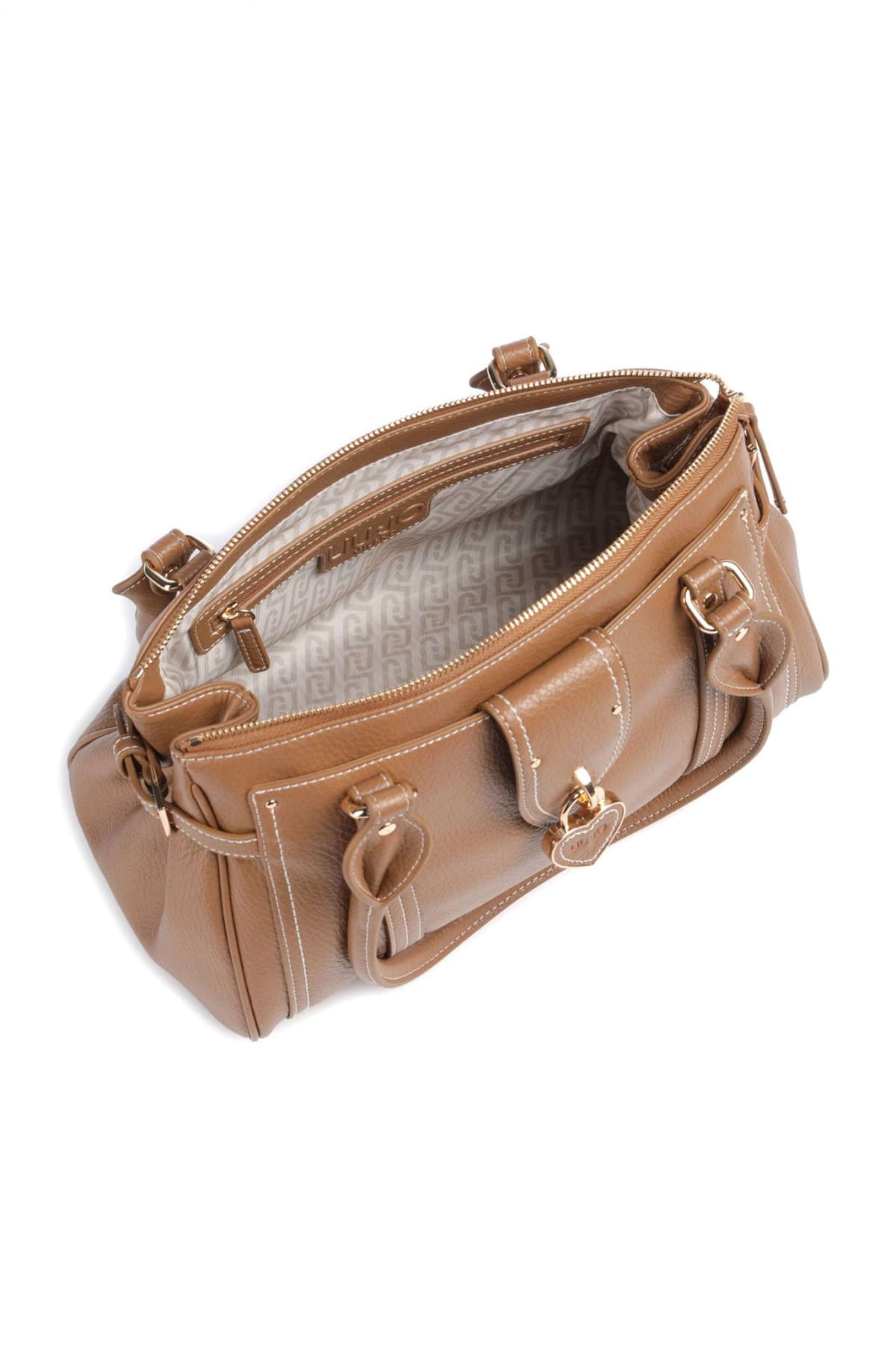 LIU-JO ΤΣΑΝΤΑ ΩΜΟΥ/CROSSBODY CORNIOLA ΑΠΟΣΠΩΜΕΝΟ ΜΠΡΕΛΟΚ ΚΑΦΕ