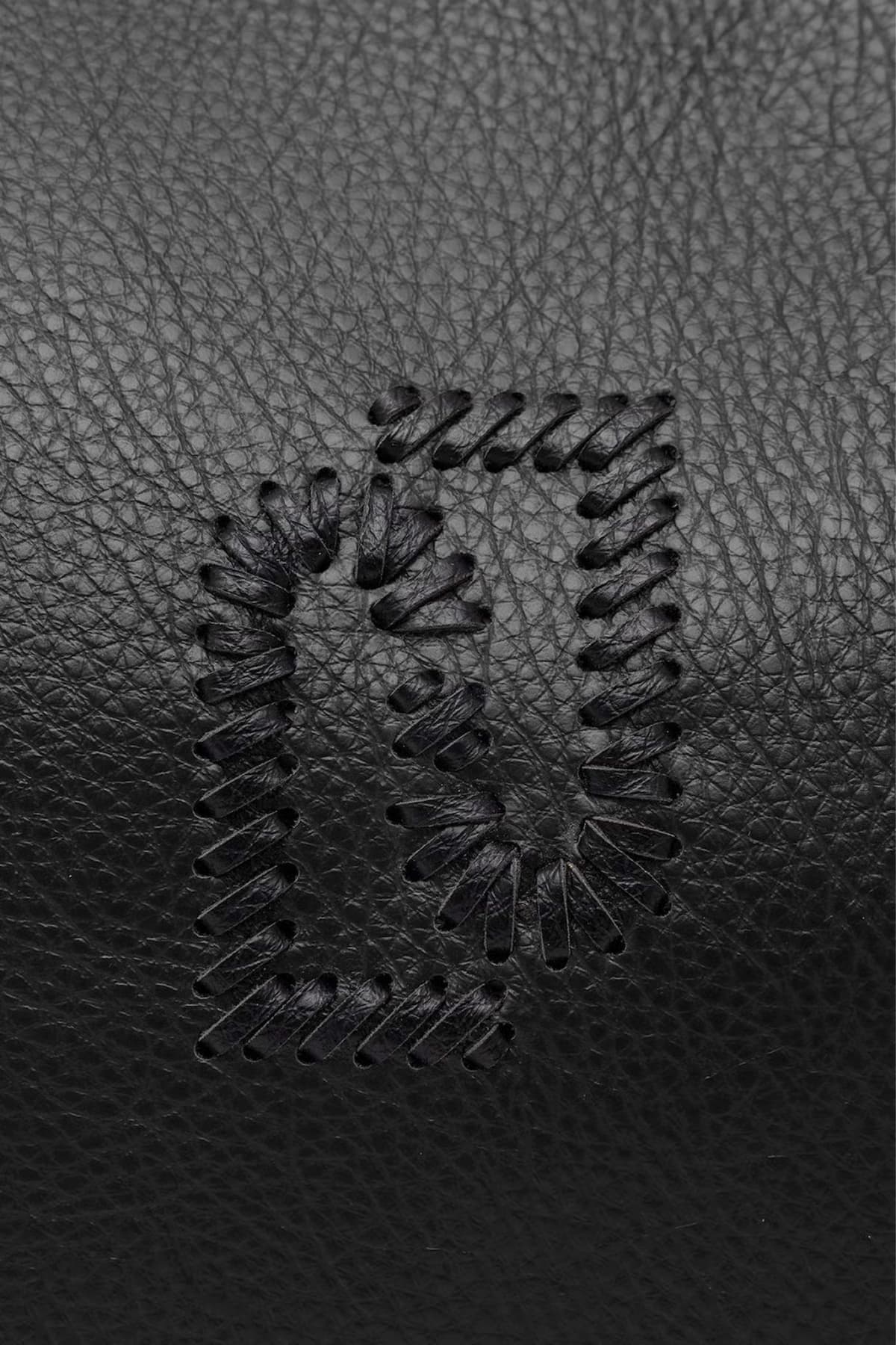 LIU-JO ΤΣΑΝΤΑ ΩΜΟΥ SHOPPER LOGO ΜΑΥΡΟ