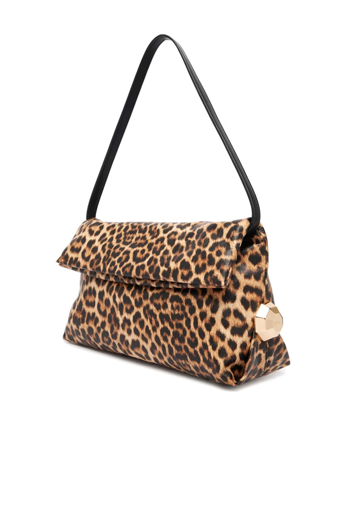 LIU-JO ΤΣΑΝΤΑ ΩΜΟΥ LEOPARD PRINT RICCY ΚΑΦΕ-ΜΠΕΖ