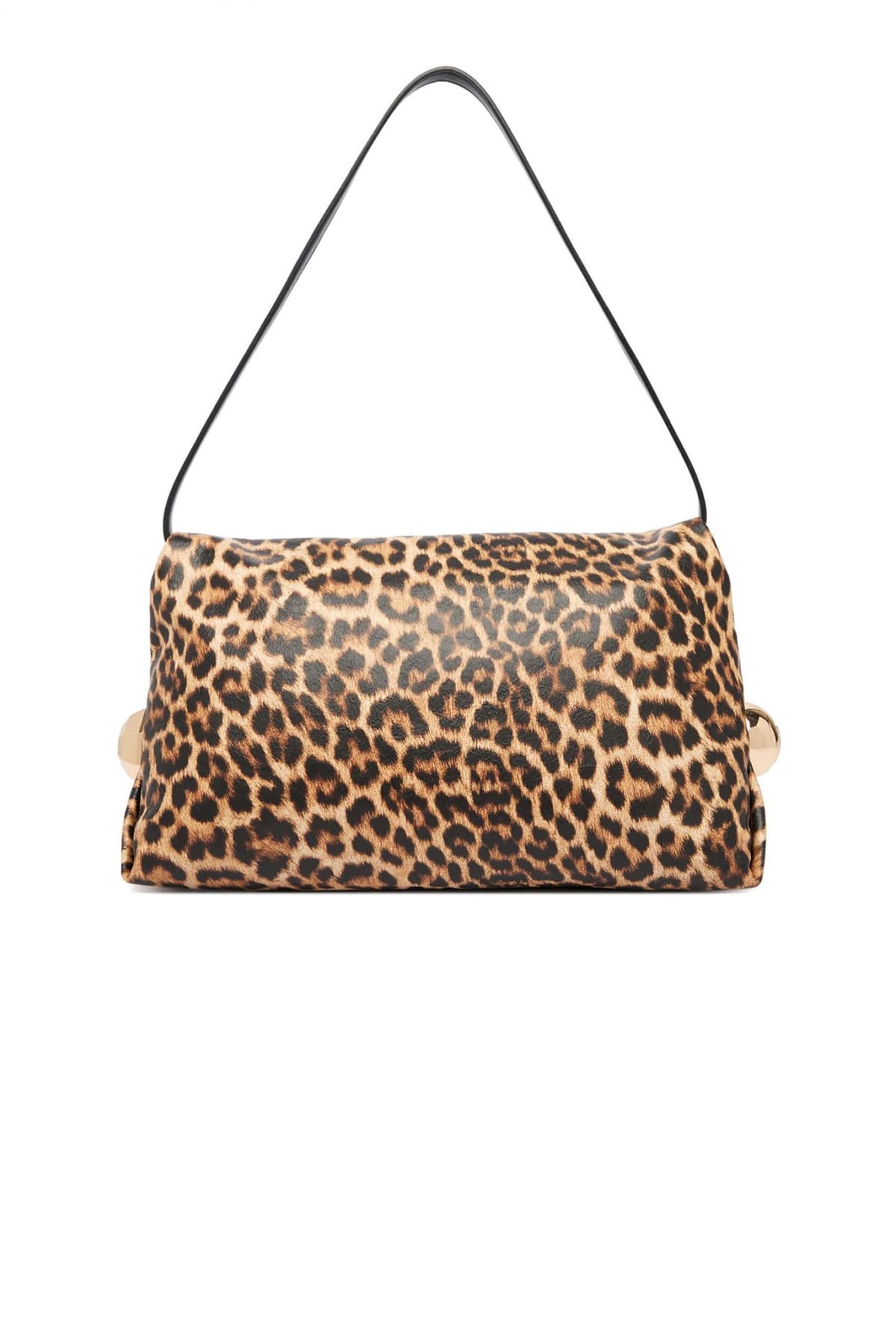 LIU-JO ΤΣΑΝΤΑ ΩΜΟΥ LEOPARD PRINT RICCY ΚΑΦΕ-ΜΠΕΖ