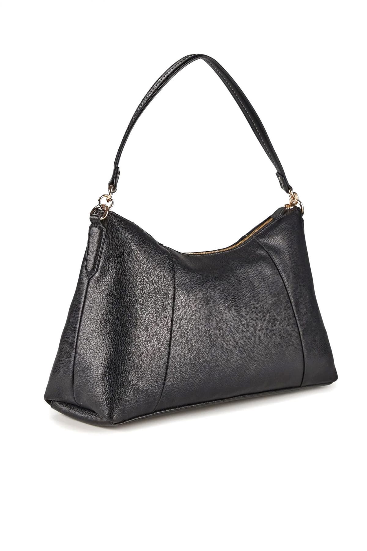 LIU-JO BETTER ΤΣΑΝΤΑ ΩΜΟΥ/CROSSBODY TREPIDA HOBO LOGO ΜΕΤΑΛΛΙΚΟ ΜΑΥΡΟ