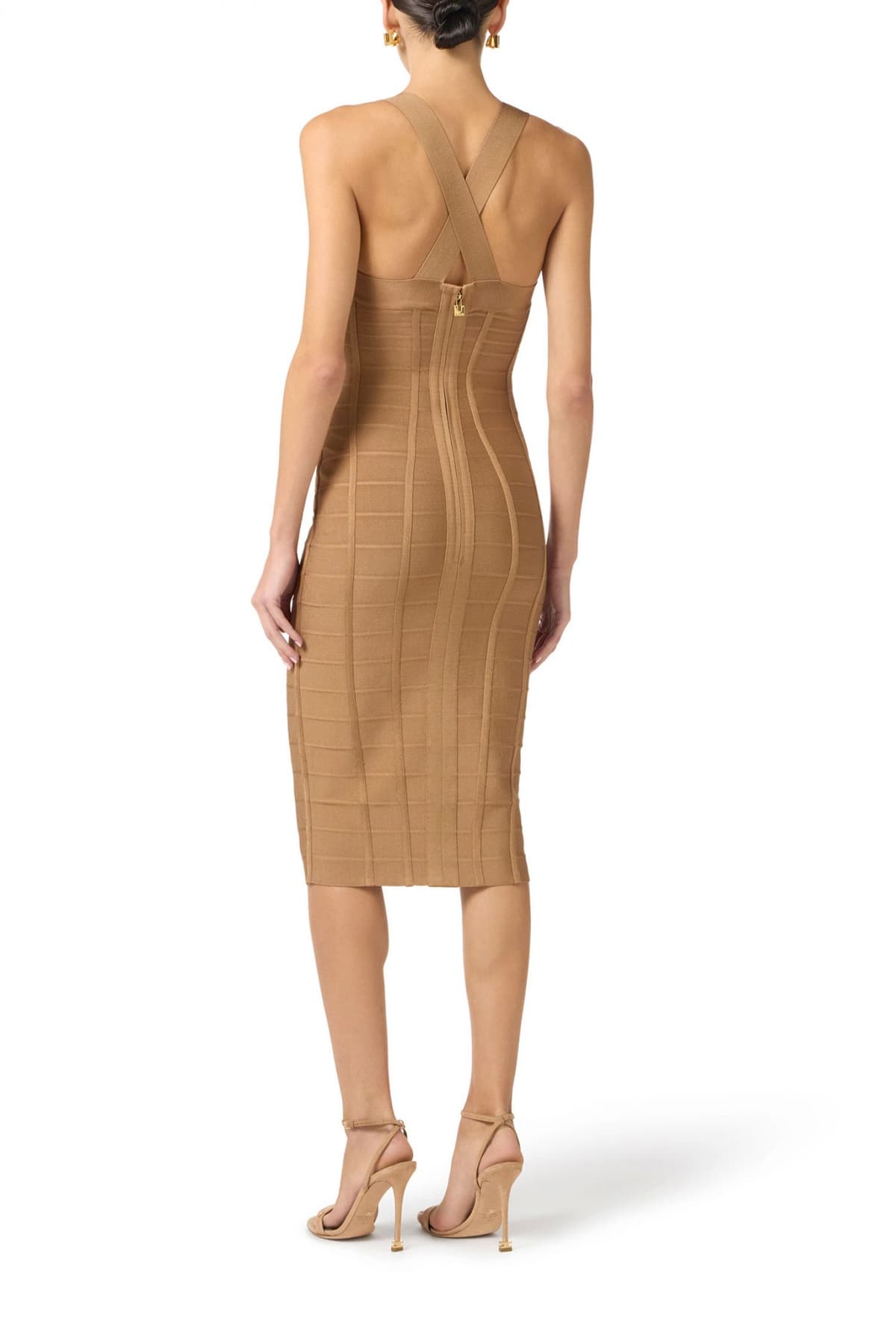 ELISABETTA FRANCHI ΦΟΡΕΜΑ MIDI ΠΛΕΚΤΟ ΤΑΜΠΑ