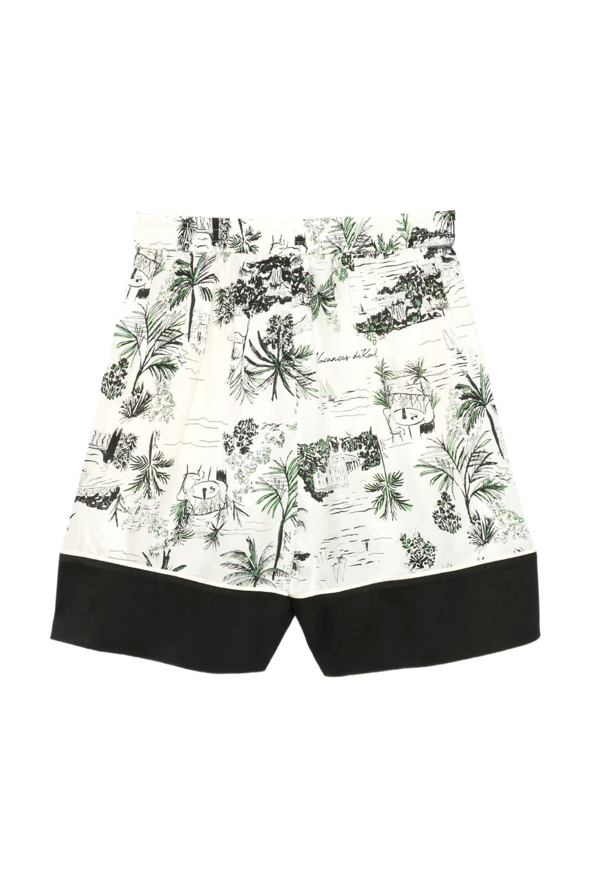 KARL LAGERFELD ΣΟΡΤΣ EΜΠΡΙΜΕ PRINTED PJ LOGO ΚΑΤΩ ΕΚΡΟΥ-ΜΑΥΡΟ