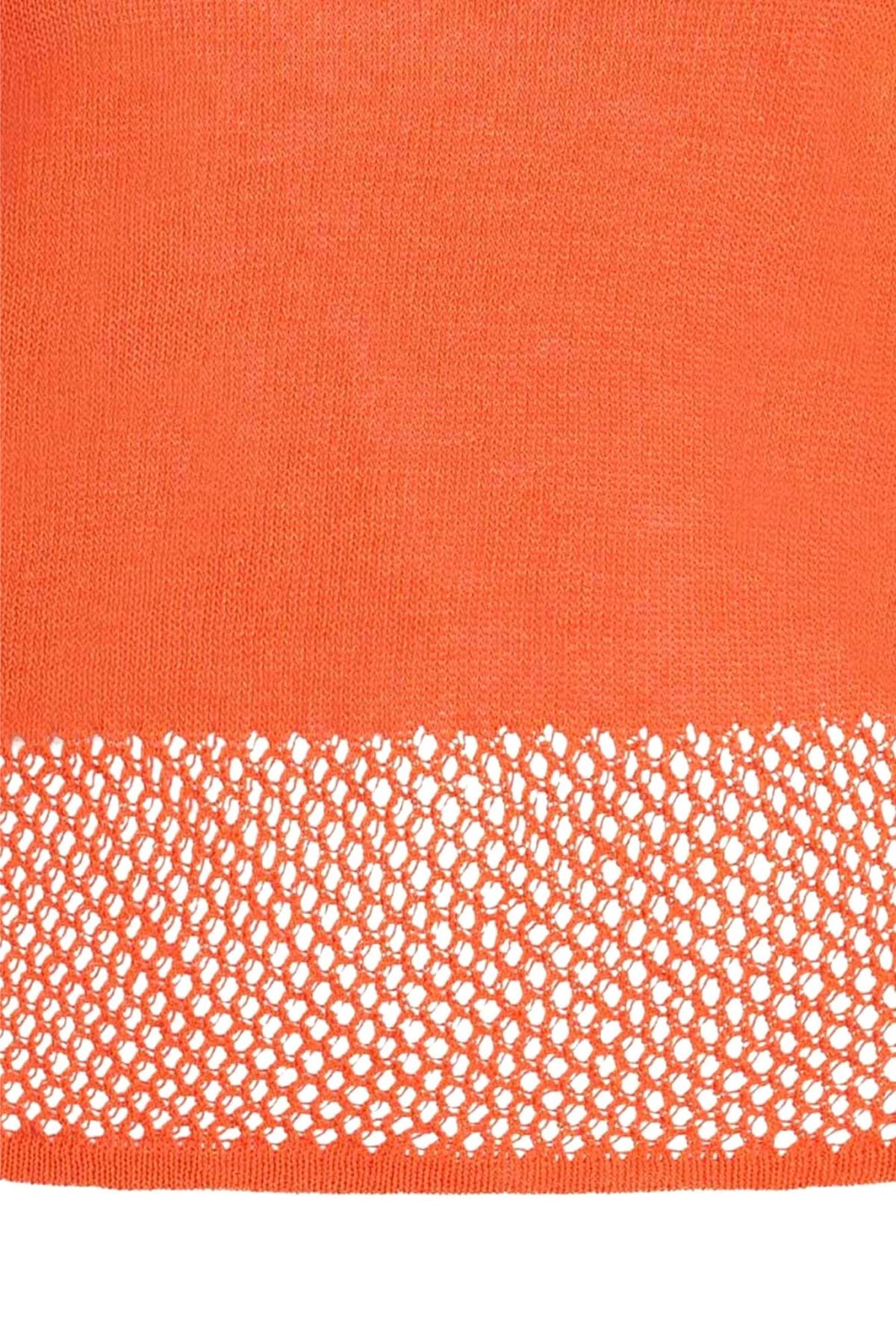 KARL LAGERFELD ΠΛΕΚΤΟ TANK TOP CROCHET KNIT ΔΙΑΤΡΗΤΟ ΤΕΛΕΙΩΜΑ ΚΟΡΑΛΙ