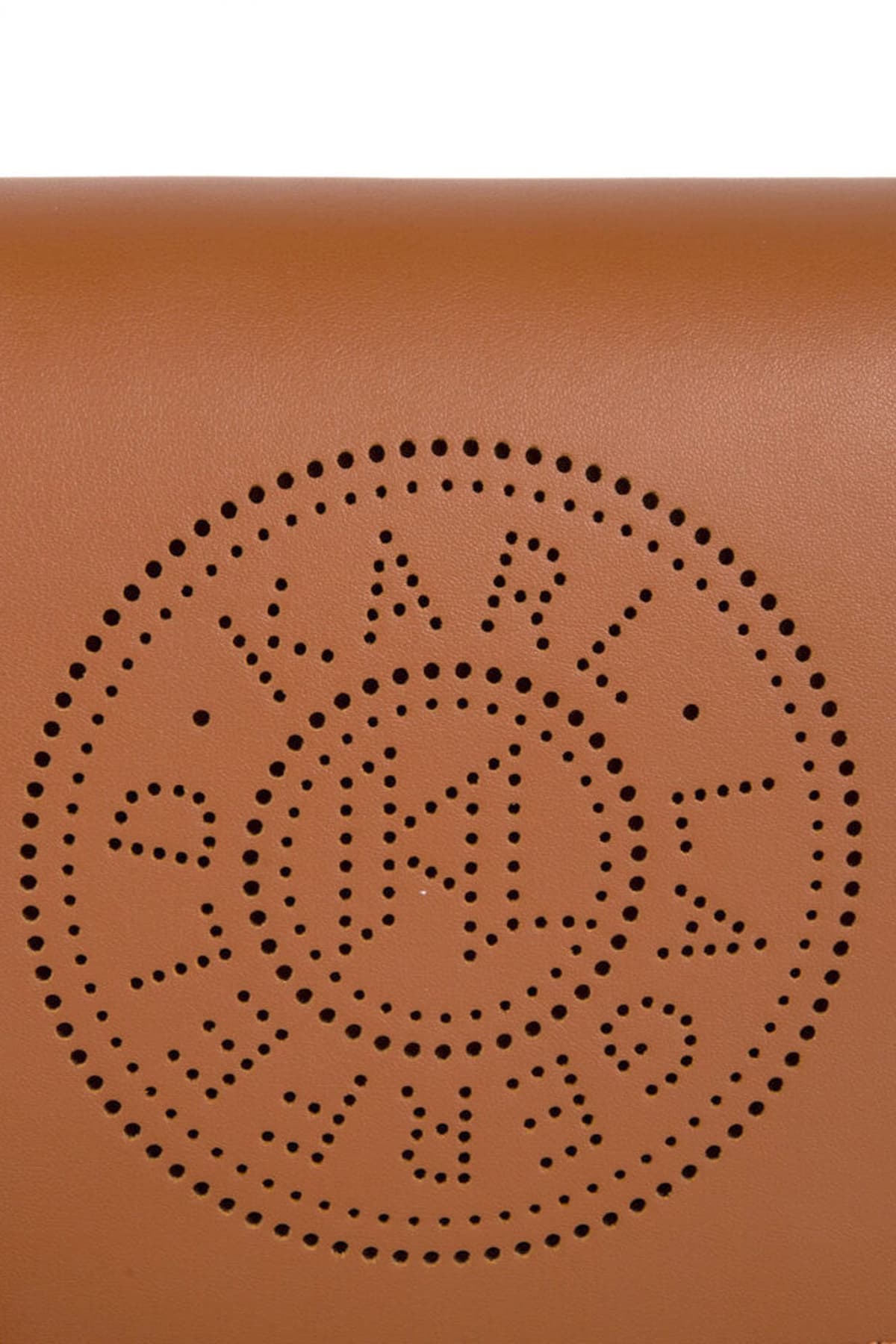 KARL LAGERFELD ΤΣΑΝΤΑ ΔΕΡΜΑ CROSSBODY K/CIRCLE SADDLE CB PERFORATED LOGO ΤΑΜΠΑ