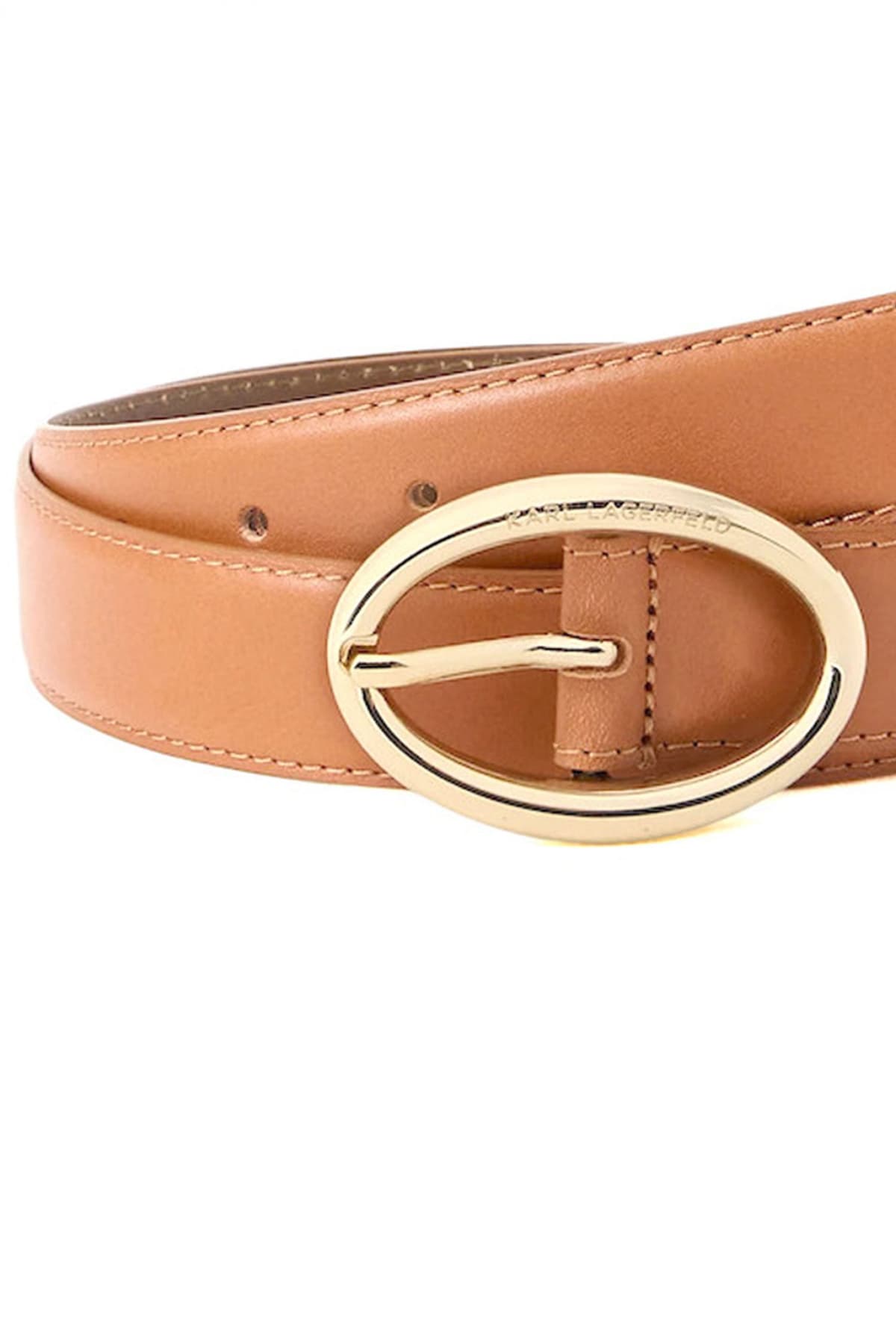 KARL LAGERFELD ΖΩΝΗ ΔΕΡΜΑ K/ESSENTIAL H3 LOGO ΤΑΜΠΑ