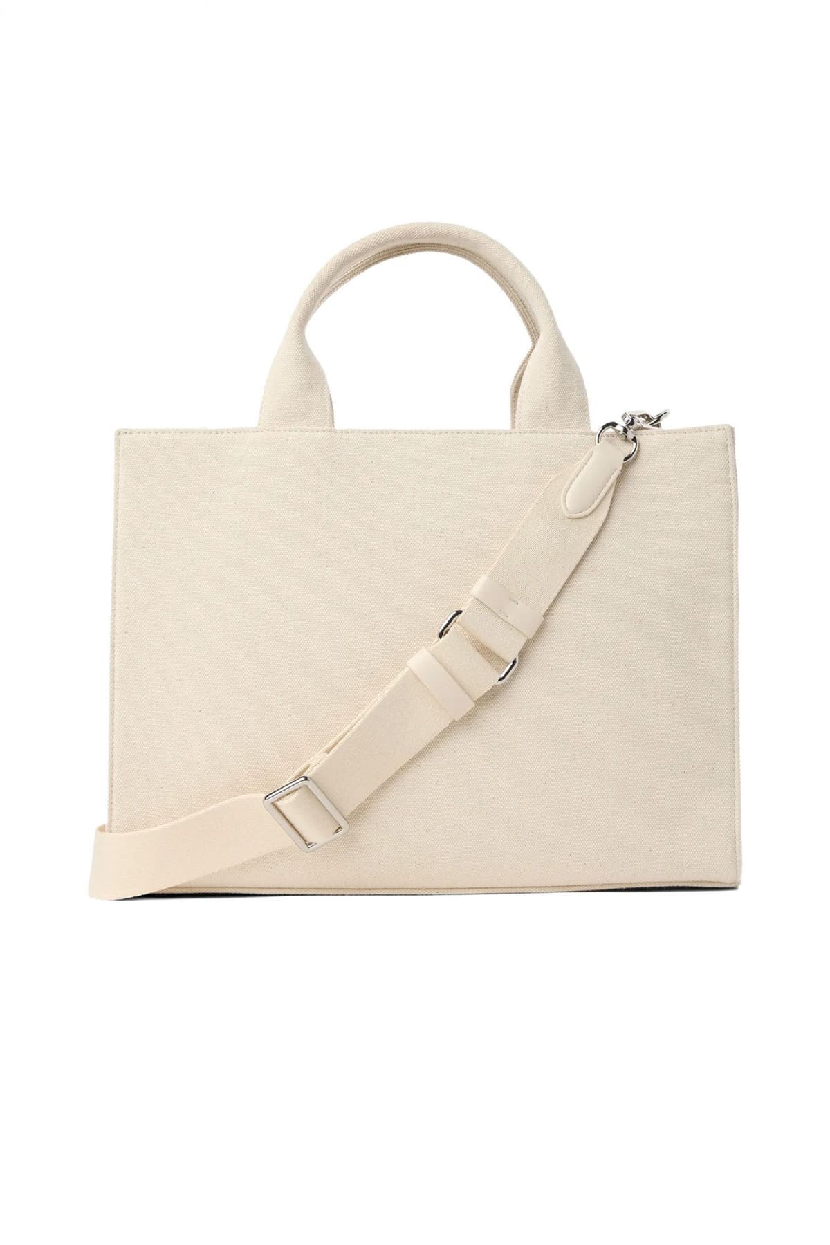 KARL LAGERFELD ΤΣΑΝΤΑ ΧΕΙΡΟΣ/CROSSBODY IKON K/RSG SQUARE PATCH MD TOTE LOGO ΕΚΡΟΥ