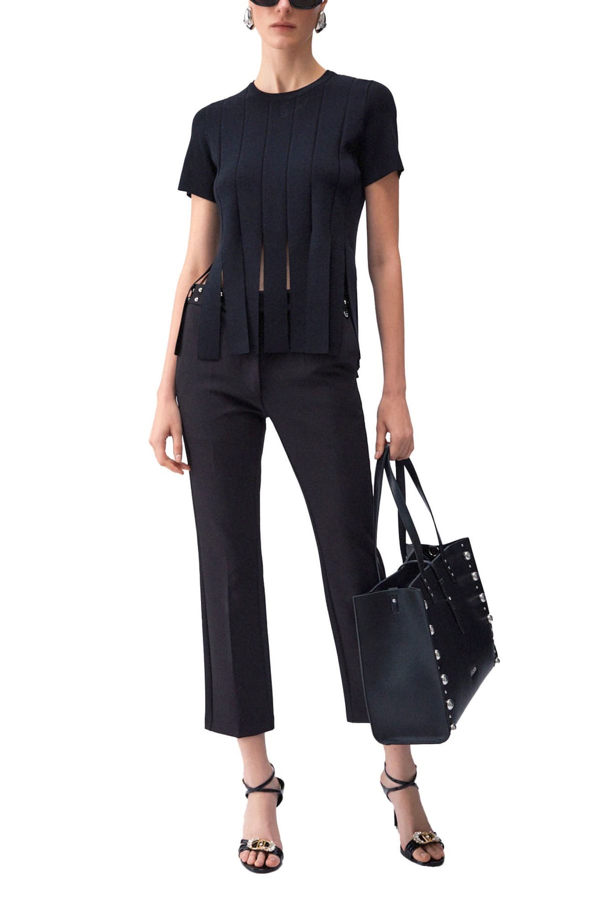 LIU-JO BETTER T-SHIRT ΜΑΥΡΟ