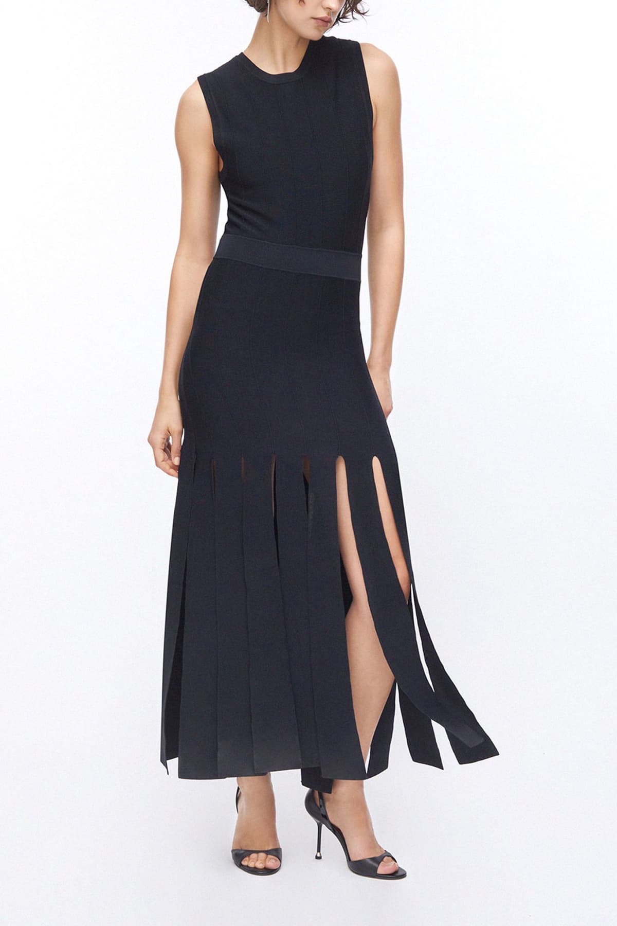 LIU-JO BETTER ΦΟΡΕΜΑ MIDI ΜΑΥΡΟ