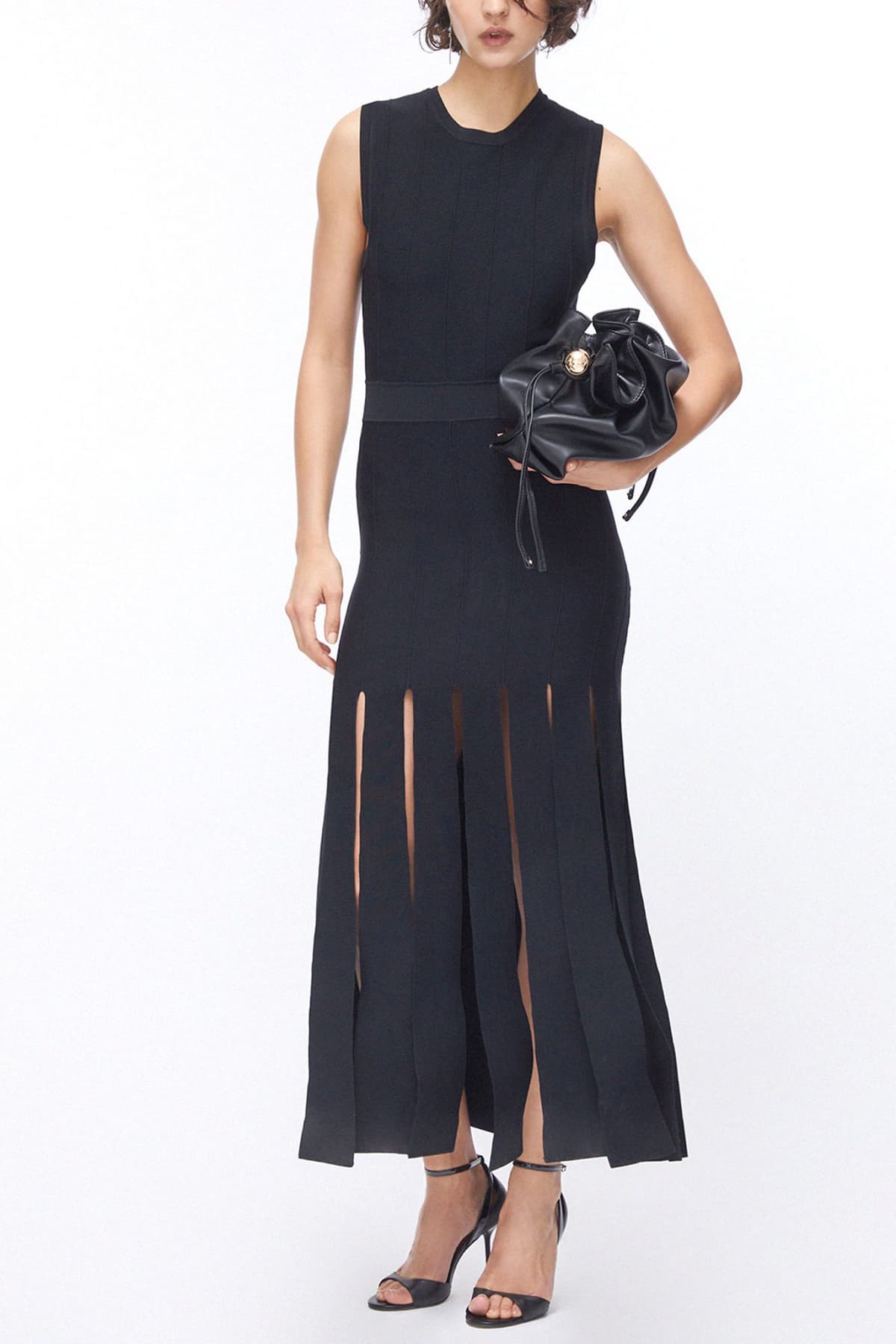 LIU-JO BETTER ΦΟΡΕΜΑ MIDI ΜΑΥΡΟ