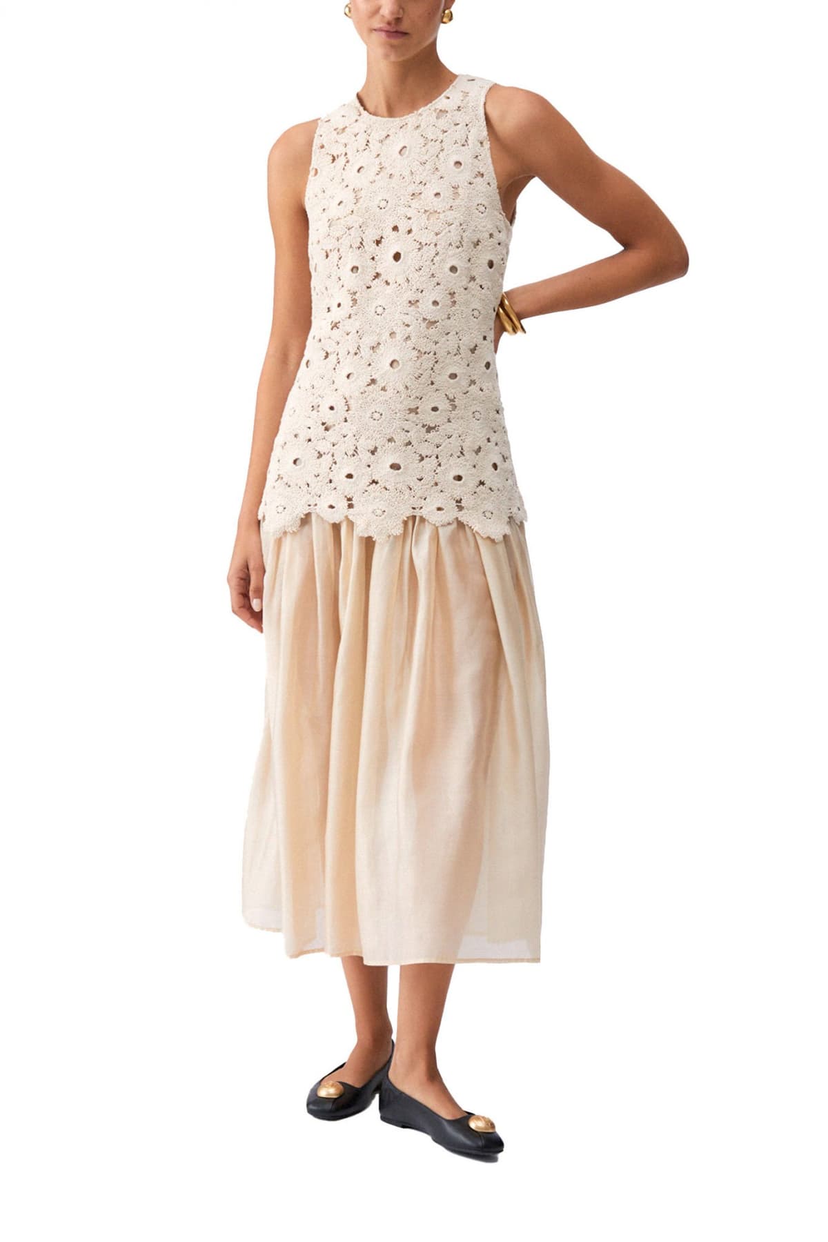 LIU-JO ΦΟΡΕΜΑ MIDI ΔΑΝΤΕΛΑ ΠΙΕΤΑ ΜΠΕΖ