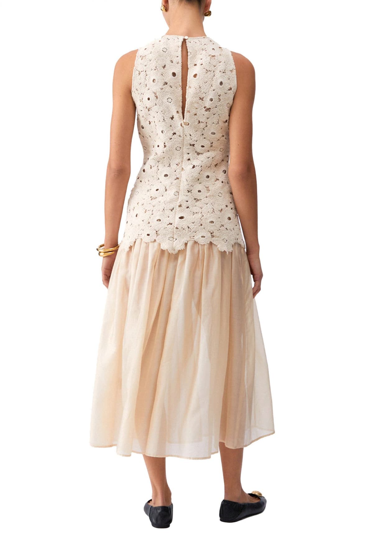 LIU-JO ΦΟΡΕΜΑ MIDI ΔΑΝΤΕΛΑ ΠΙΕΤΑ ΜΠΕΖ