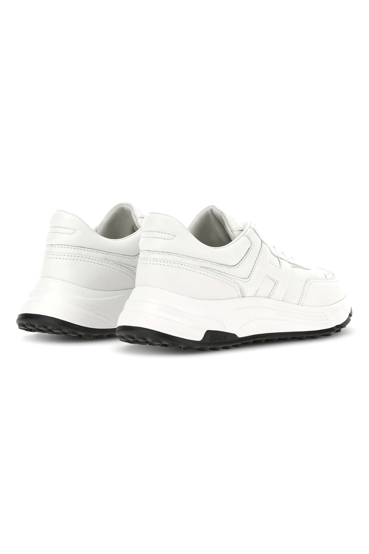 HOGAN ΠΑΠΟΥΤΣΙΑ SNEAKERS HYPERLIGHT ALLACCIATO H ΔΕΡΜΑ ΛΕΥΚΟ