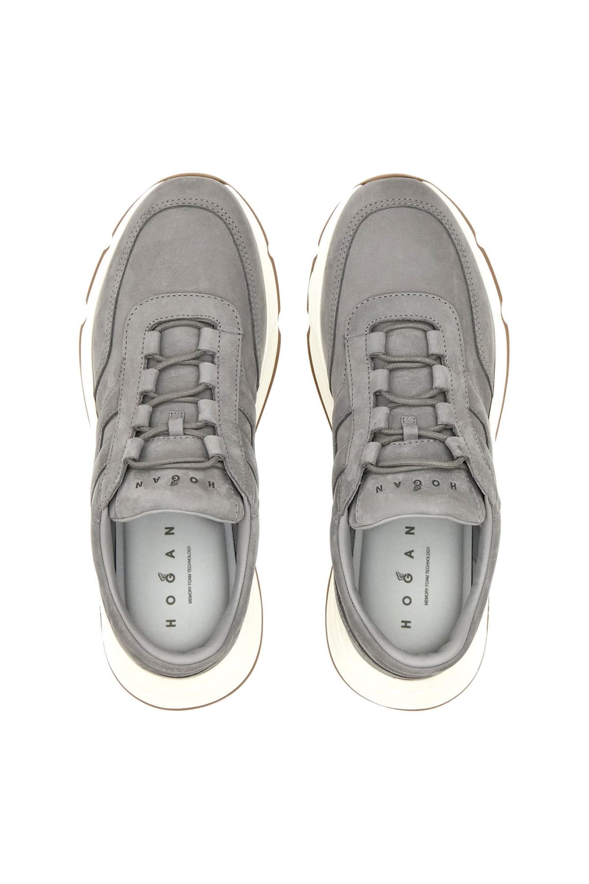 HOGAN ΠΑΠΟΥΤΣΙΑ SNEAKERS HYPERLIGHT SLIP ON H ΓΚΡΙ