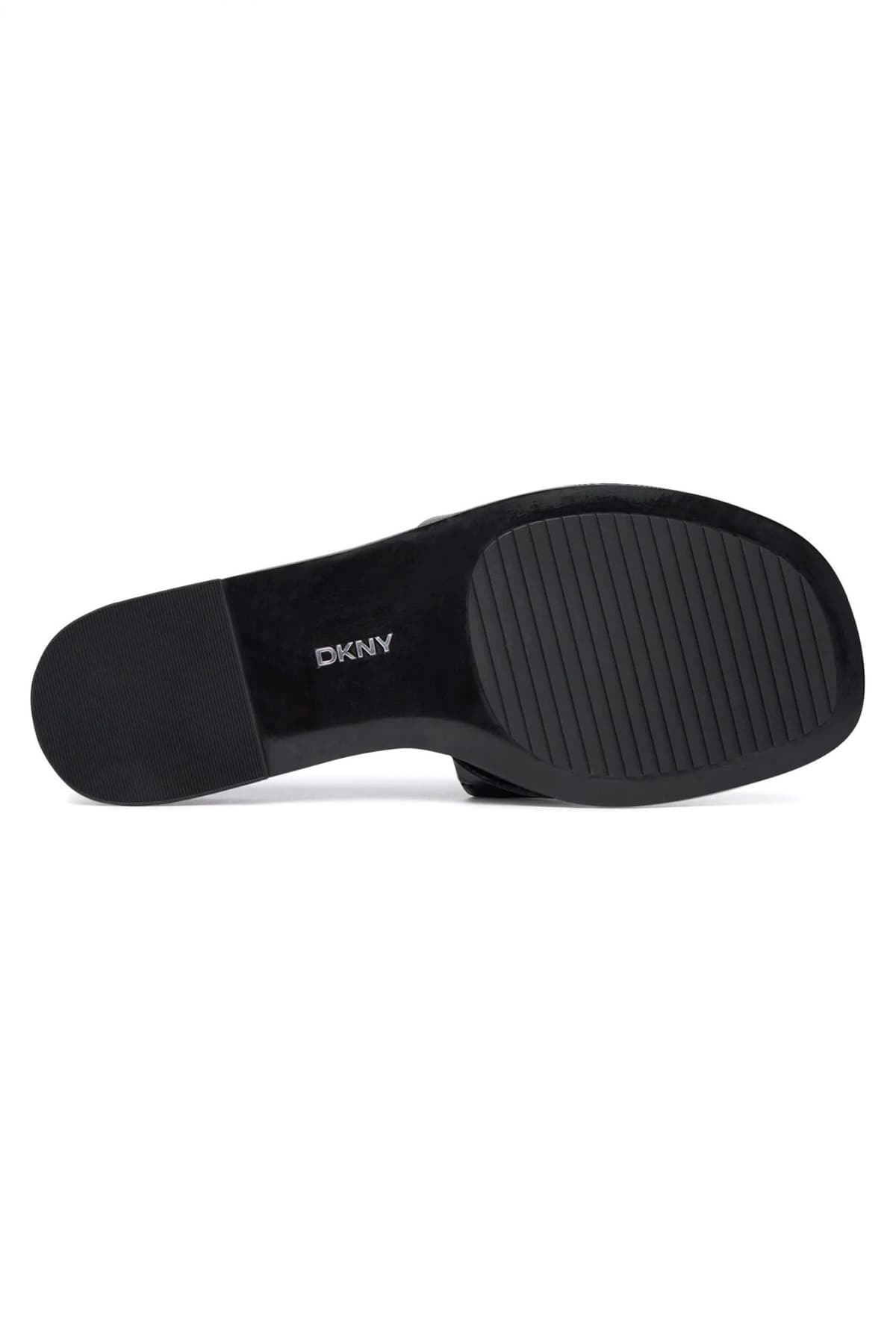 DKNY ΠΑΠΟΥΤΣΙΑ ΠΑΝΤΟΦΛΕΣ CHICAGO FLAT LOGO ΜΑΥΡΟ