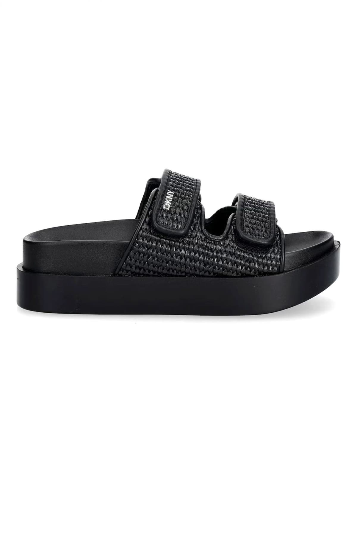 DKNY ΠΑΠΟΥΤΣΙΑ ΠΑΝΤΟΦΛΕΣ PIPER PLATFORM SAN LOGO ΜΑΥΡΟ