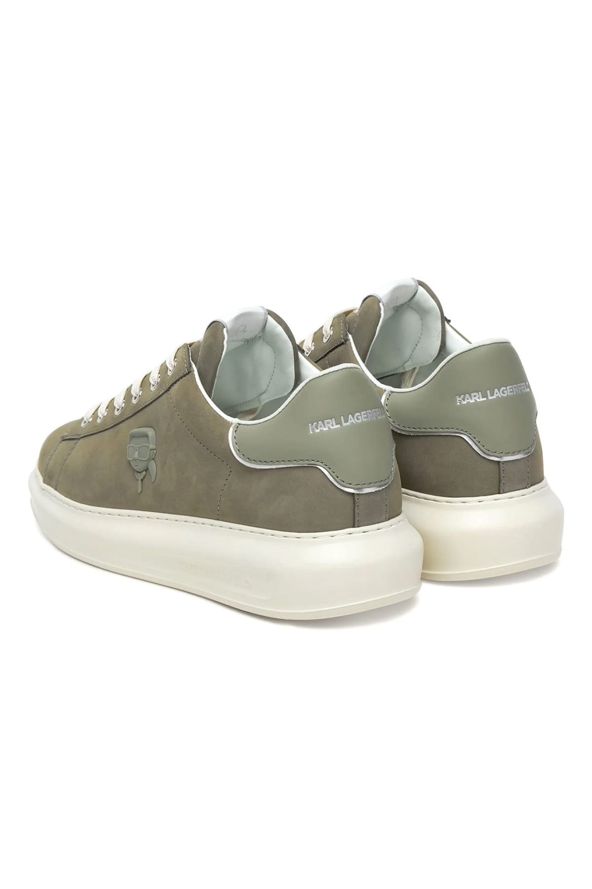 KARL LAGERFELD ΠΑΠΟΥΤΣΙΑ SNEAKERS KAPRI MENS KARL NFT RELIEF LO LACE ΧΑΚΙ