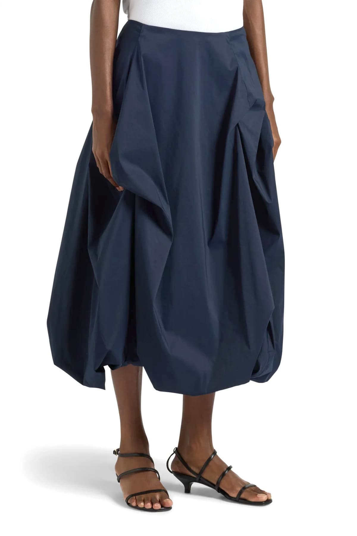 LIVIANA CONTI ΦΟΥΣΤΑ MIDI BALOON ΜΠΛΕ