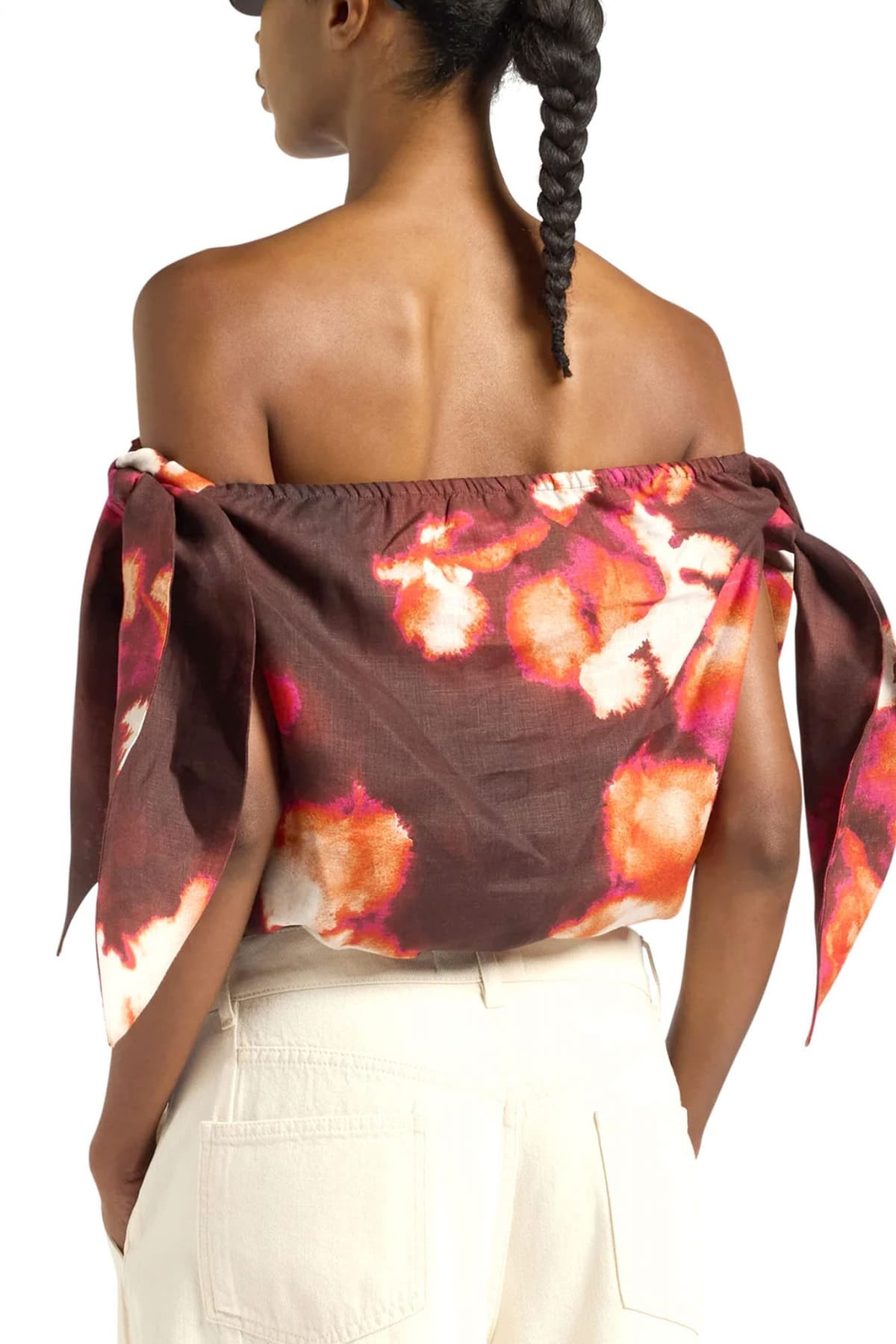 LIVIANA CONTI TOP CROPPED ΔΕΣΙΜΟ ΩΜΟΥΣ ΠΟΛΥΧΡΩΜΟ