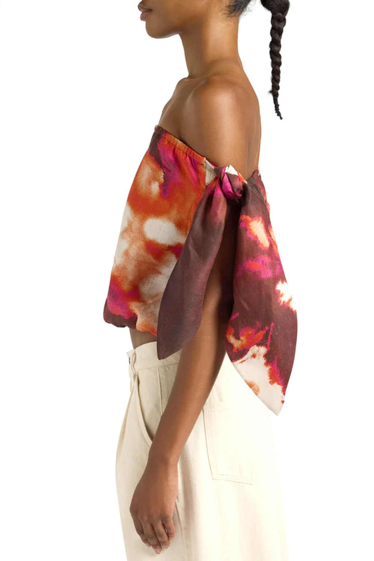 LIVIANA CONTI TOP CROPPED ΔΕΣΙΜΟ ΩΜΟΥΣ ΠΟΛΥΧΡΩΜΟ