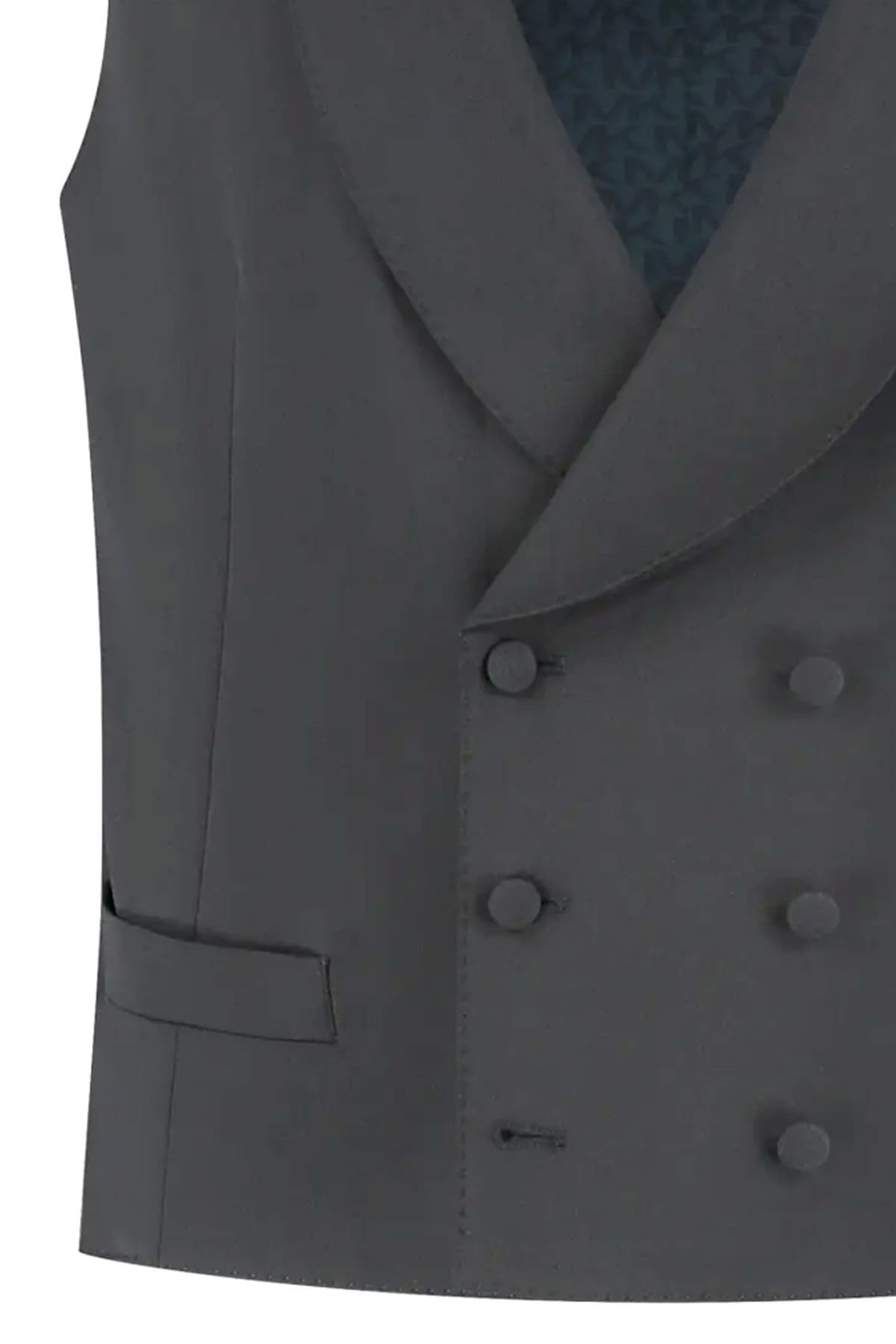 MICHAEL KORS ΓΙΛΕΚΟ ΚΟΥΣΤΟΥΜΙΟΥ DOUBLE BREASTED VEST ΜΑΥΡΟ