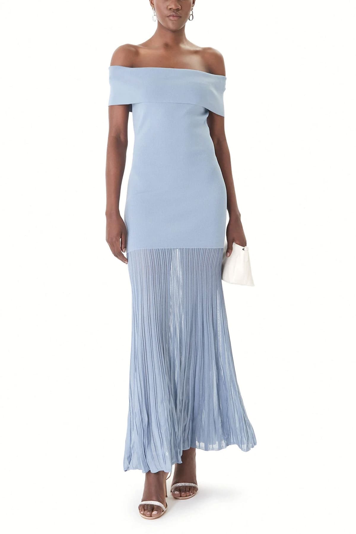 MICHAEL KORS ΦΟΡΕΜΑ MAXI C-THRU ΤΕΛΕΙΩΜΑ ΠΛΙΣΕ ΣΙΕΛ