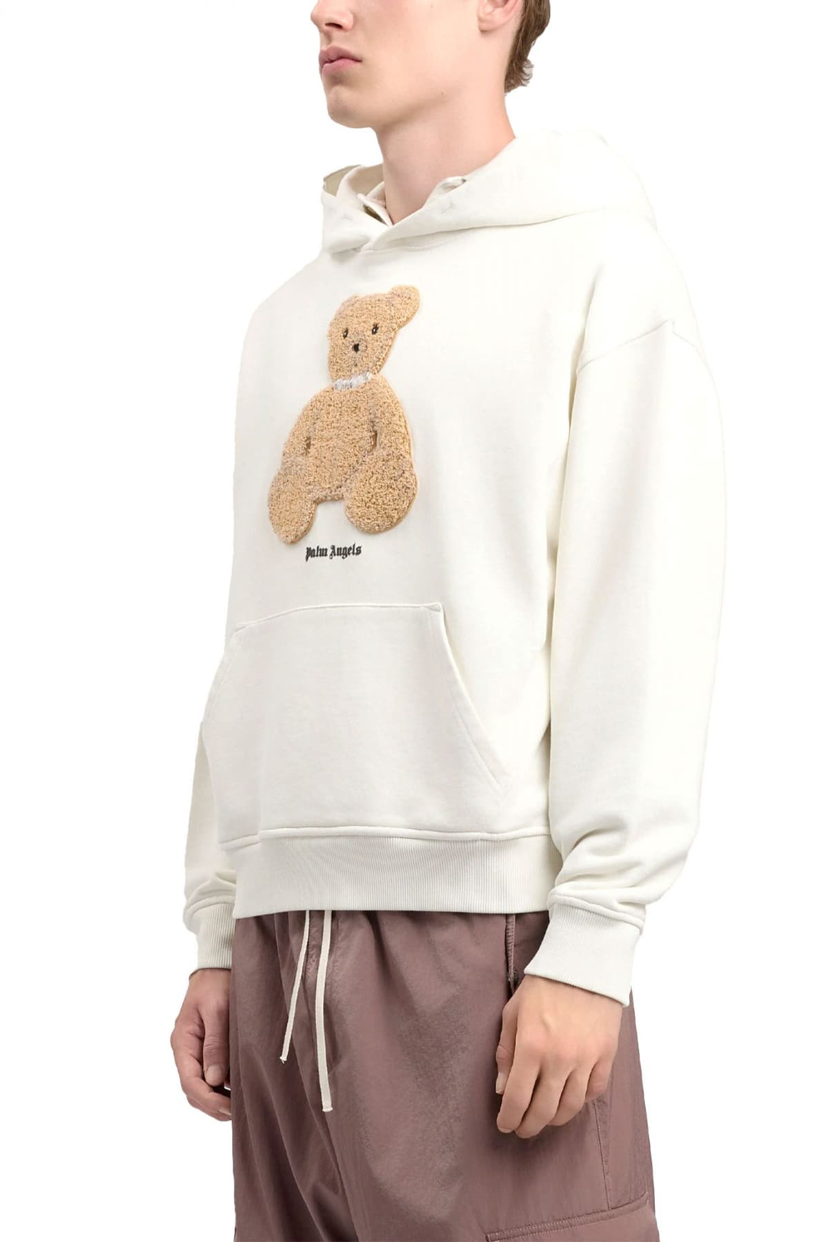 PALM ANGELS ΦΟΥΤΕΡ HOODIE BEAR REGULAR ΛΕΥΚΟ