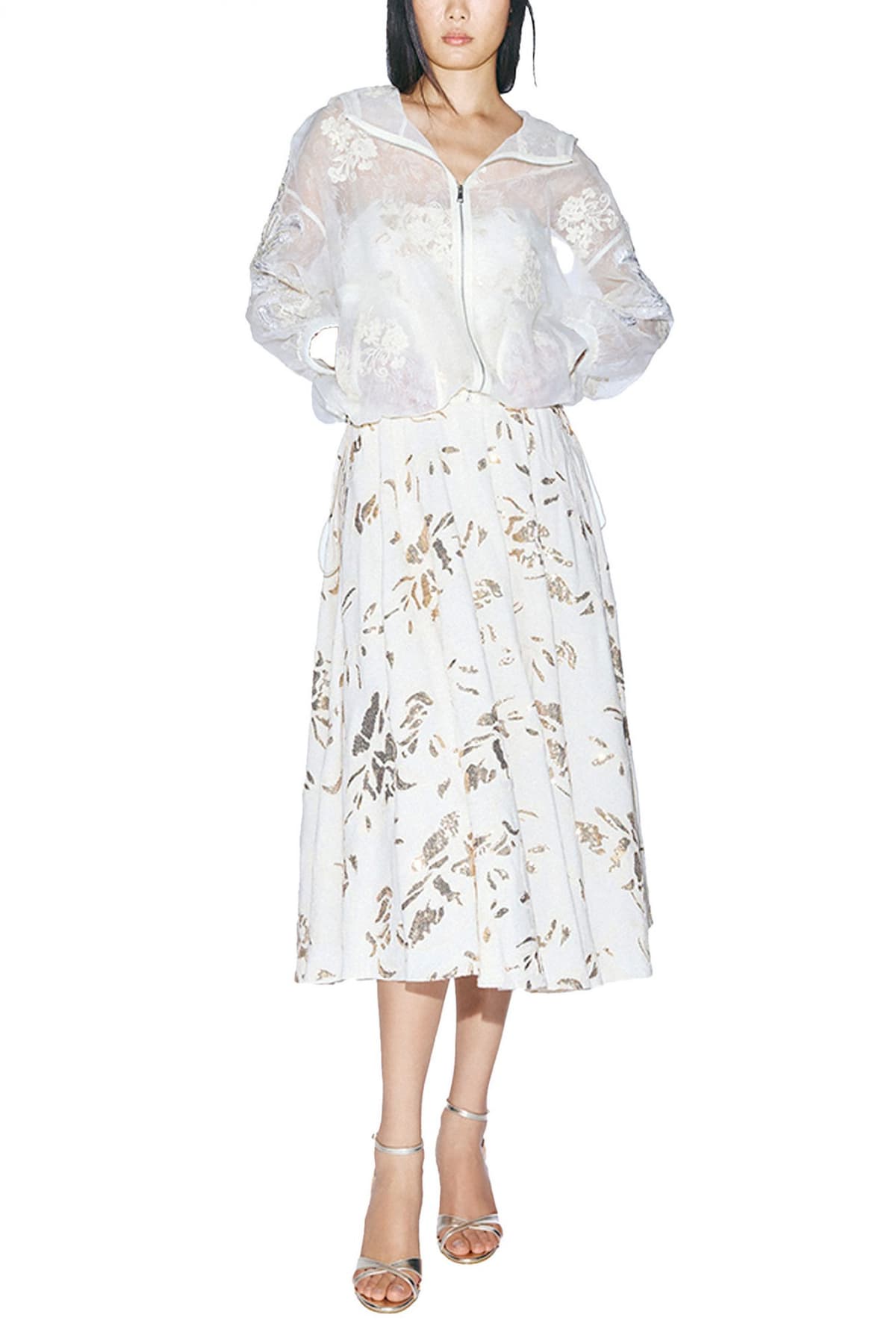 TWINS FANTASY ΖΑΚΕΤΑ C-THRU ΚΟΥΚΟΥΛΑ ΠΑΓΙΕΤΑ ΛΑΣΤΙΧΟ ΚΑΤΩ ΕΚΡΟΥ