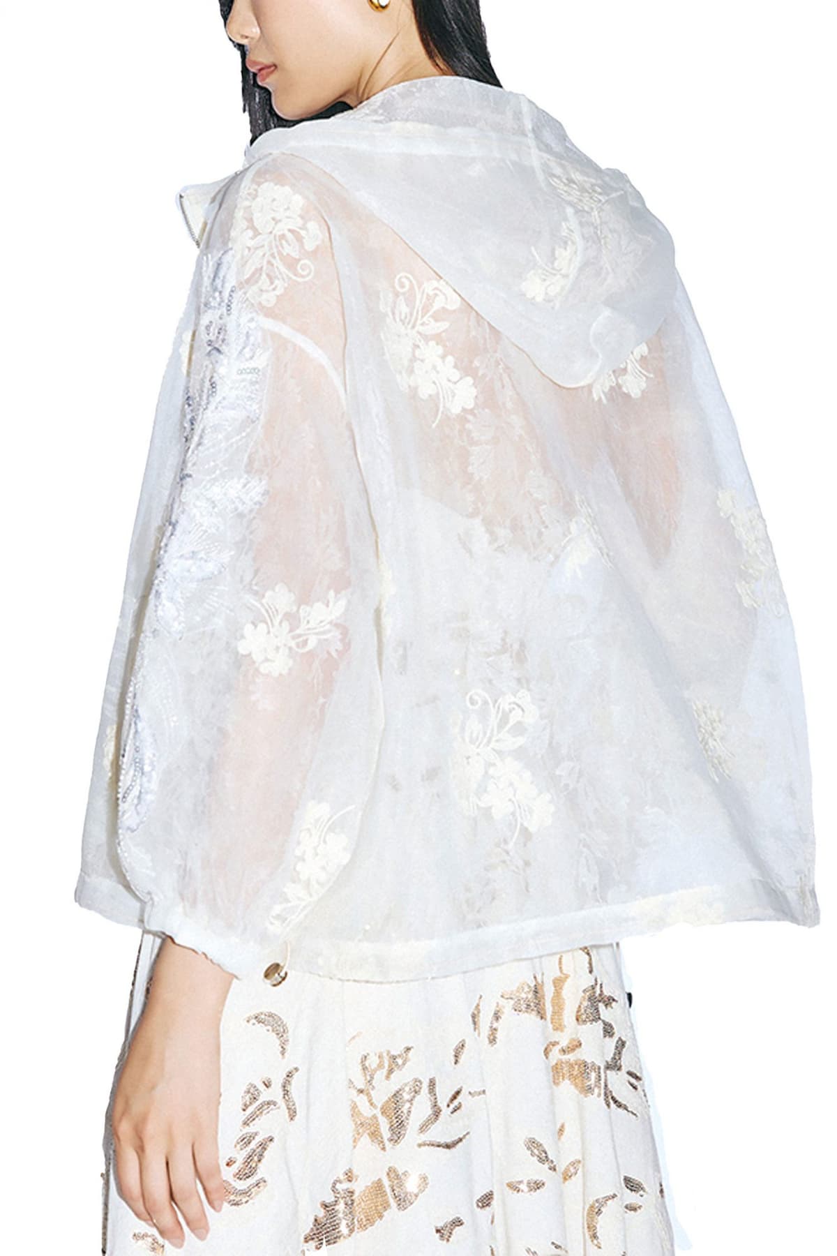 TWINS FANTASY ΖΑΚΕΤΑ C-THRU ΚΟΥΚΟΥΛΑ ΠΑΓΙΕΤΑ ΛΑΣΤΙΧΟ ΚΑΤΩ ΕΚΡΟΥ