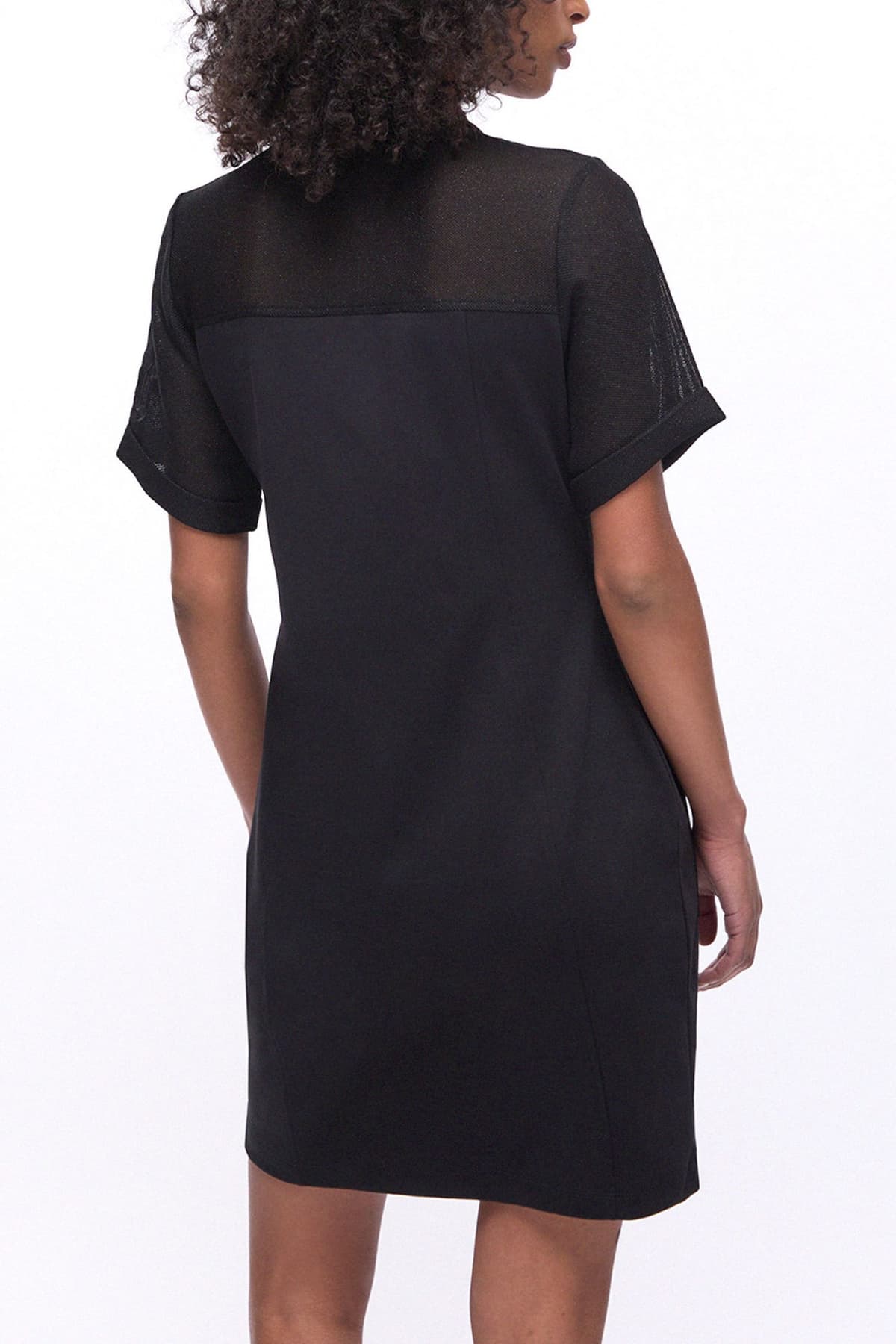 LIU-JO ΦΟΡΕΜΑ MINI FULLZIP ΤΣΕΠΕΣ ΜΑΥΡΟ